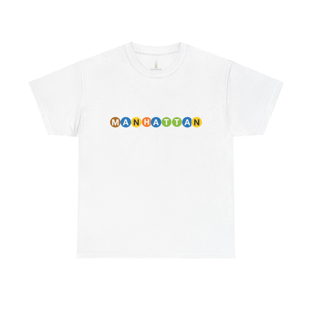 Camiseta Manhattan | Camiseta letreros Metro de Nueva York