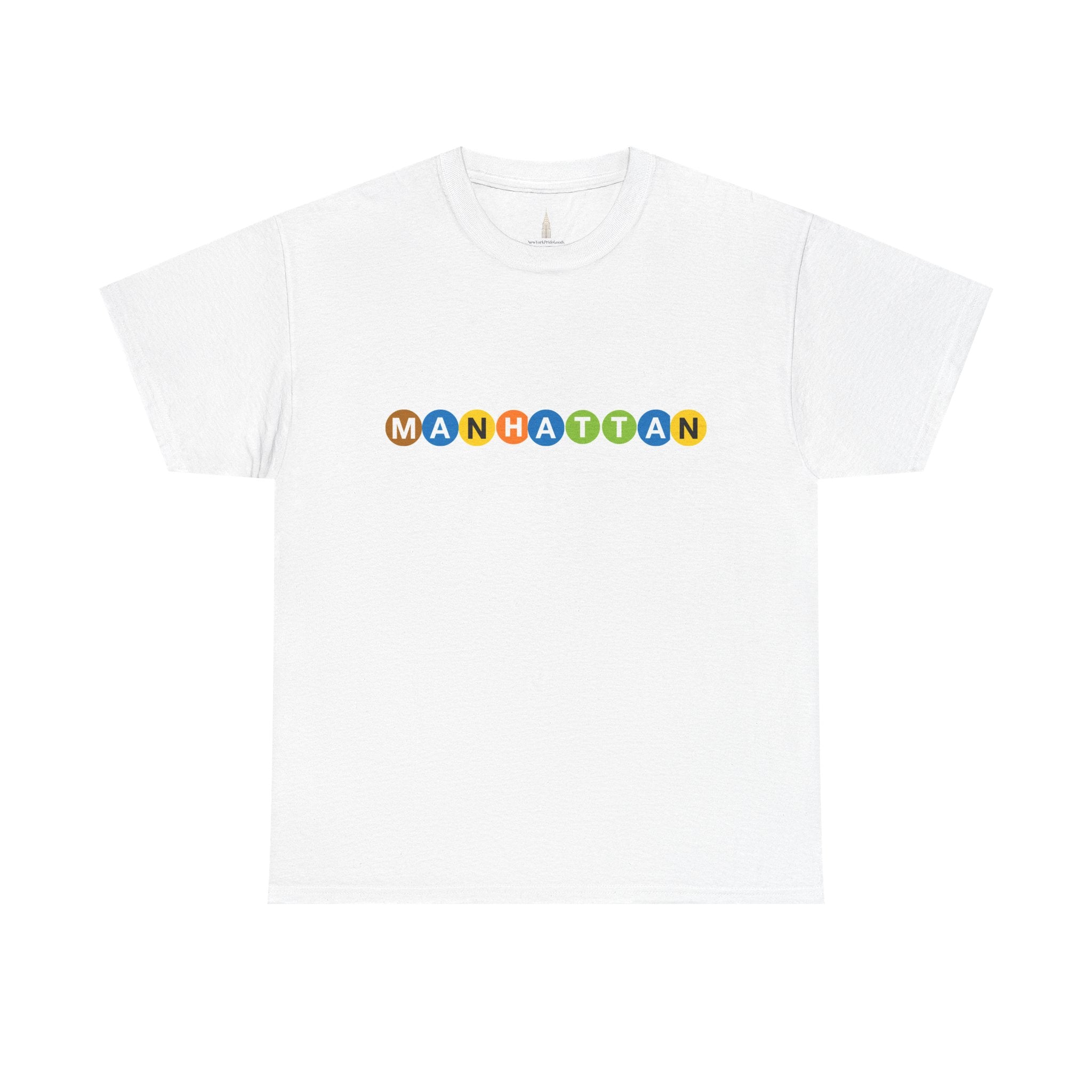 Camiseta Manhattan | Camiseta letreros Metro de Nueva York