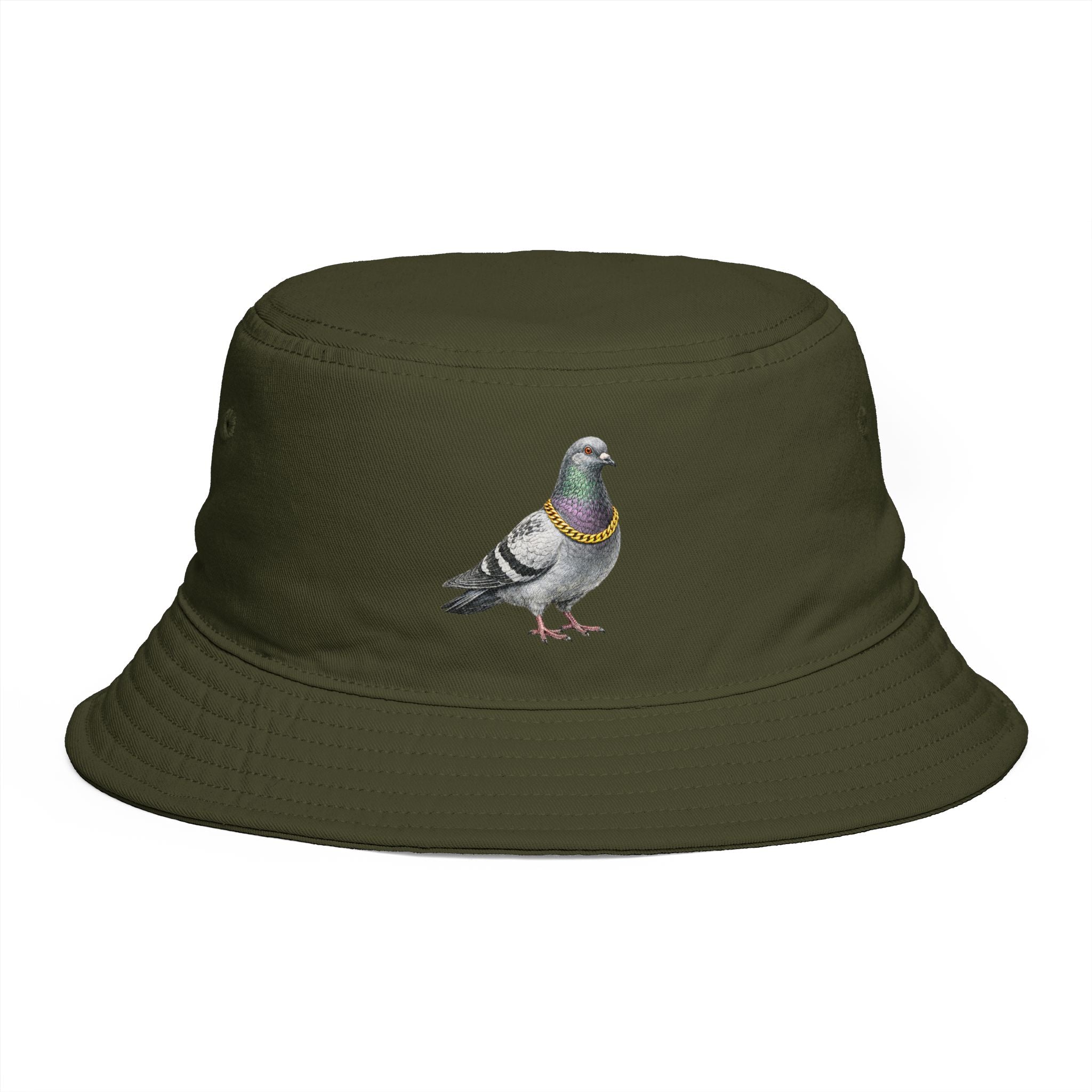 NYC Pigeon Bucket Hat | The New Yorker Urban Bird Illustration