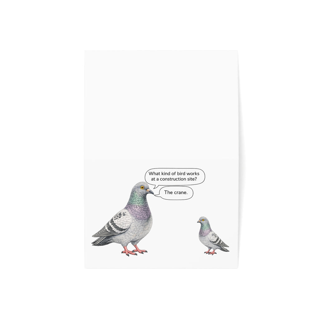 NYC Pigeon Father's Day Greeting Card | Dad Jokes Father's Day Card