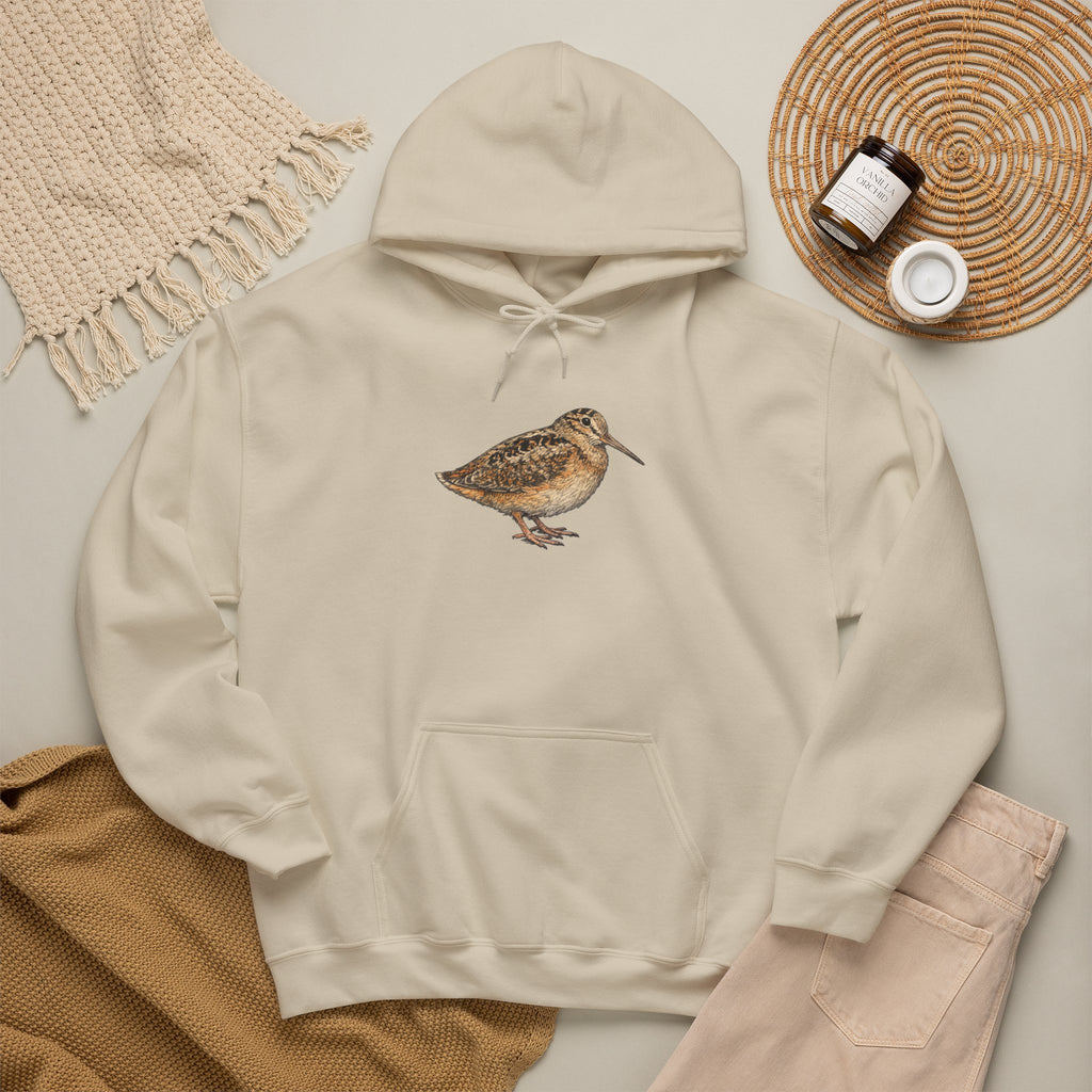 Sudadera con capucha de pájaro becada americana de Bryant Park — Sudadera con capucha para amantes de la naturaleza y la observación de aves