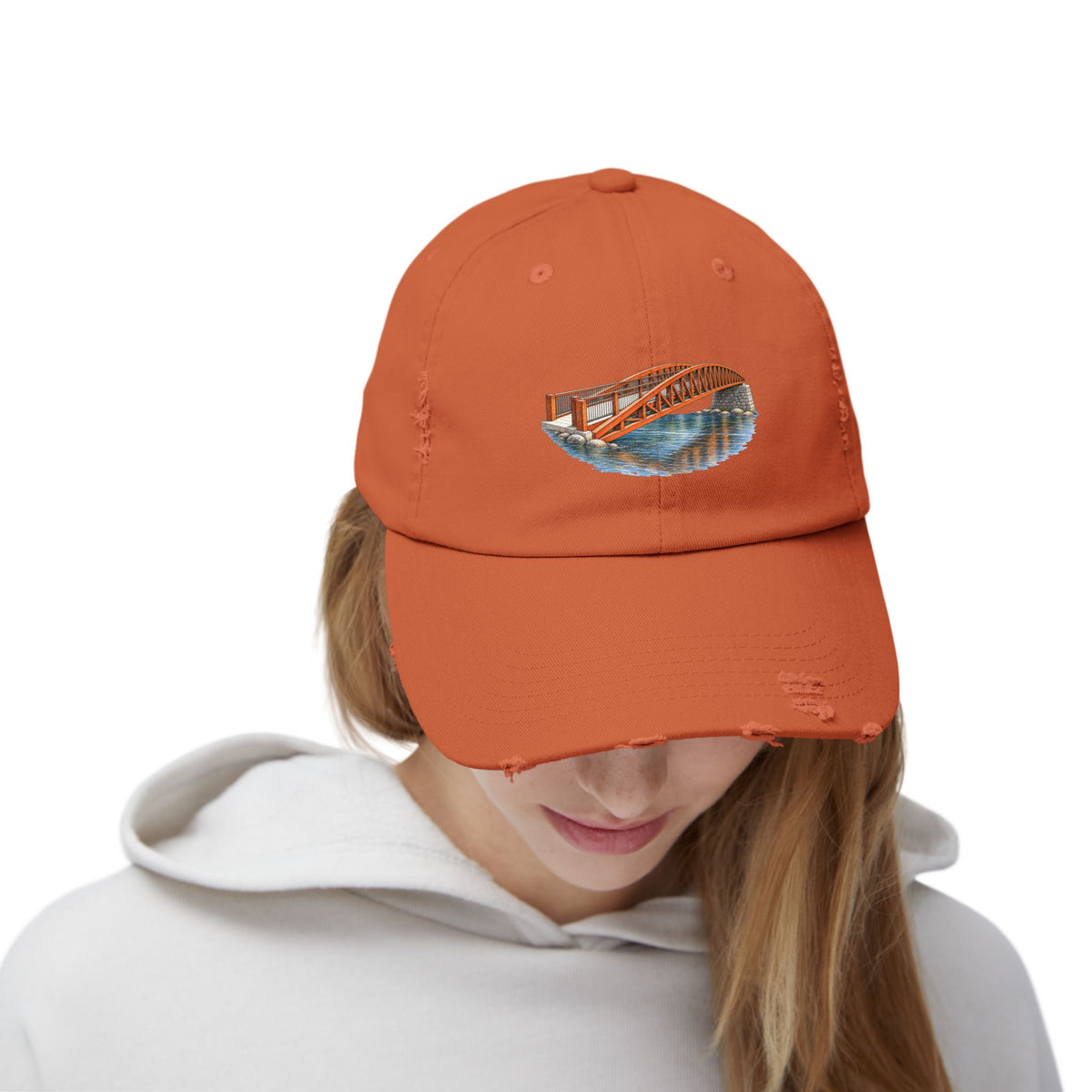 Neversink Crossing Distressed Cap — Fallsburg Catskills Upstate New York Hat