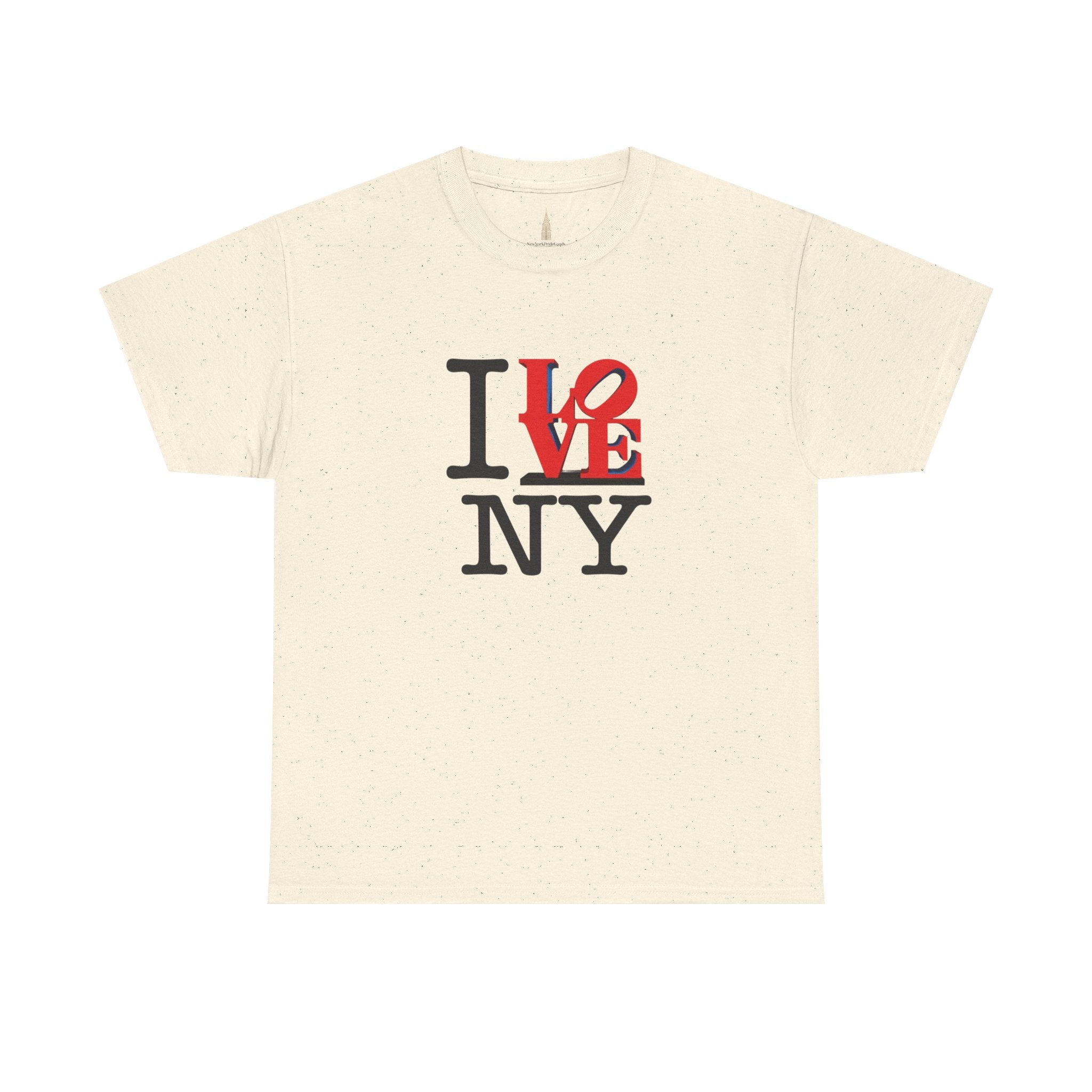 I Love NY Heavy Cotton Tee    NYC Gift Souvenir T-Shirt