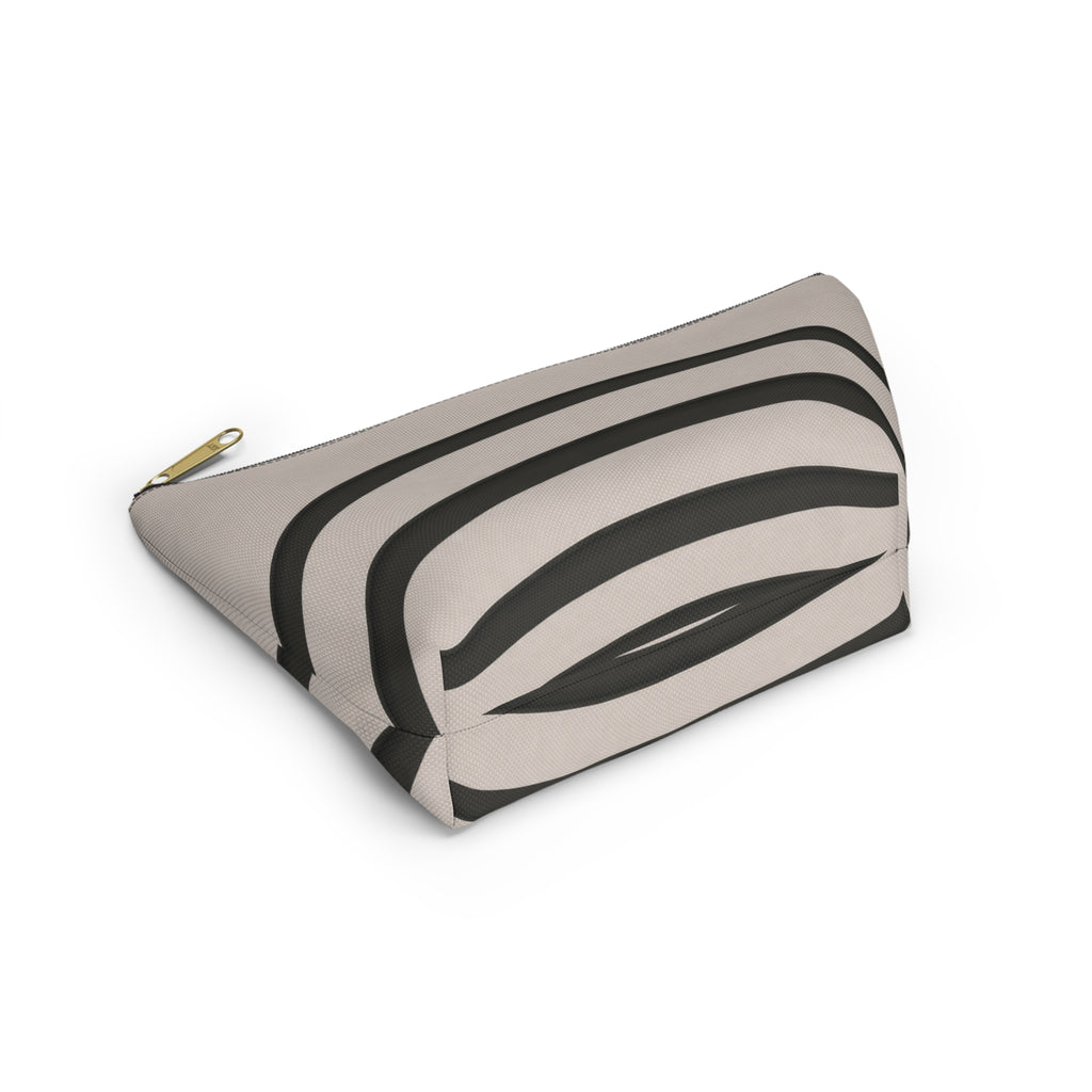 Guggenheim Museum Makeup Bag — T‑Bottom Accessory Pouch