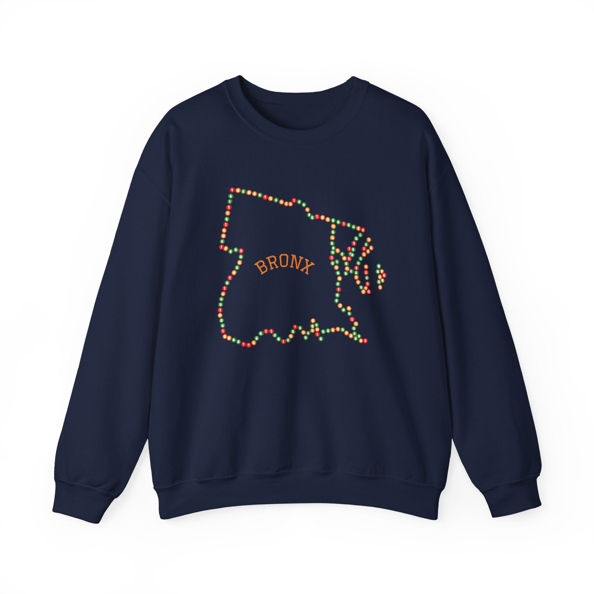 The Bronx Map Subway Signs Sweatshirt | NYC Crewneck Sweater