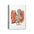 Customizable Flatbush NYC Pigeon Spiral Journal | Mardi Gras Carnival Parade Bird Lovers Notebook