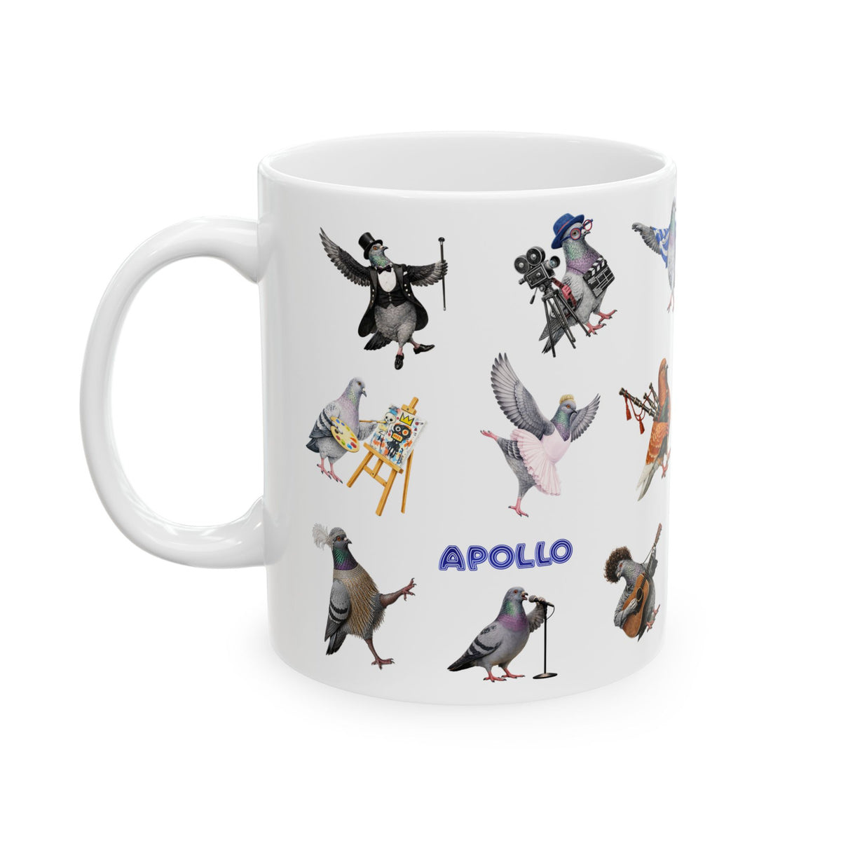 You're One Talented Bird Artistic NYC Pigeon 11oz Coffee Mug