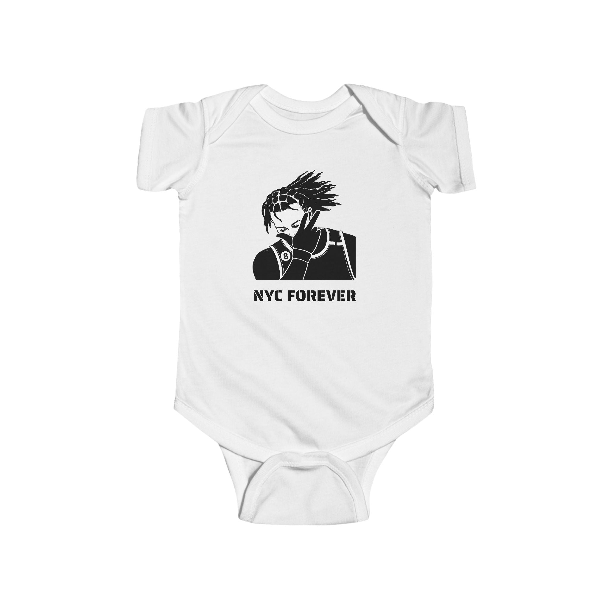 Jalen Brunson NYC Infant Bodysuit | New York City Baby Onesie