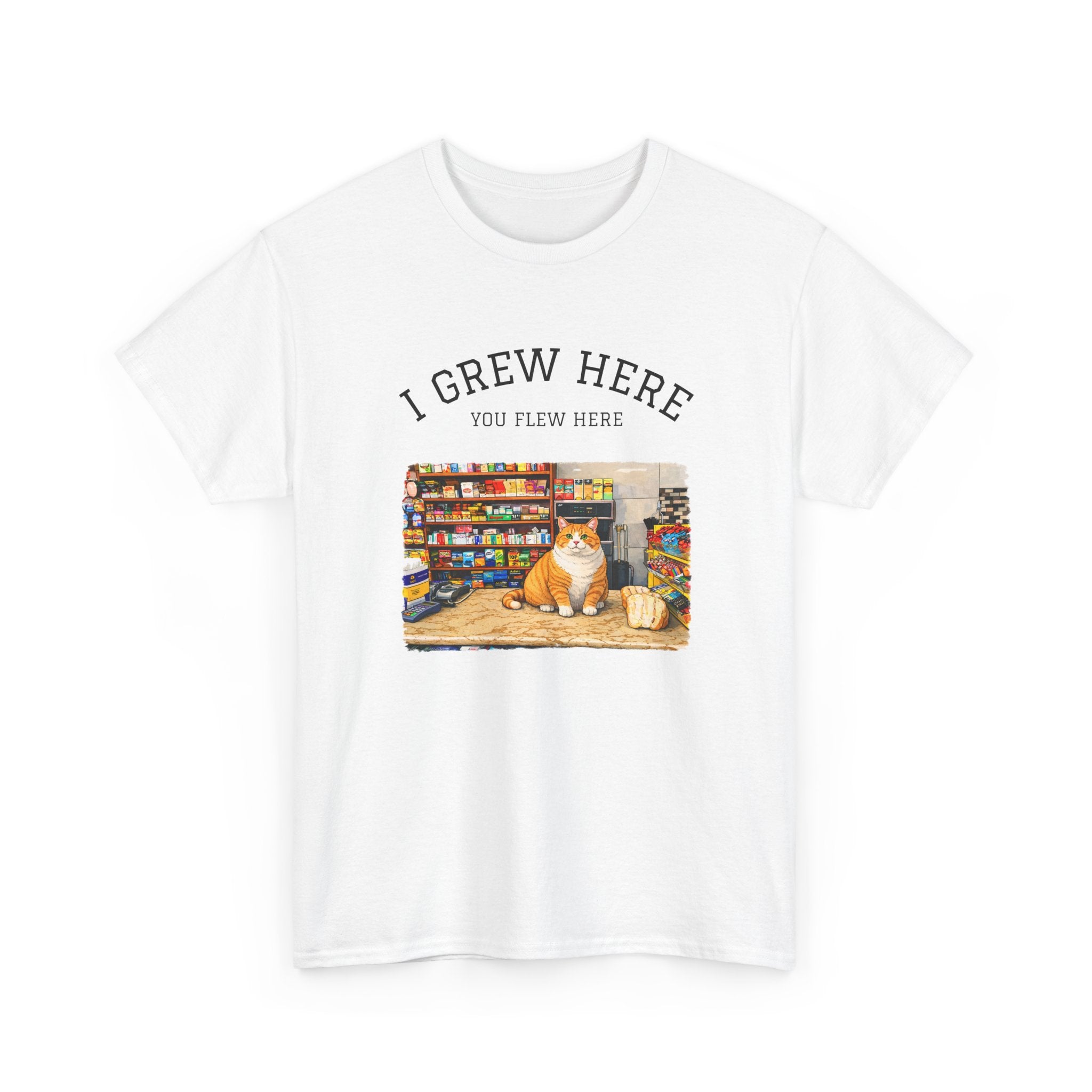 Bodega Cat T-Shirt | I Grew Here You Flew Here NYC Tee