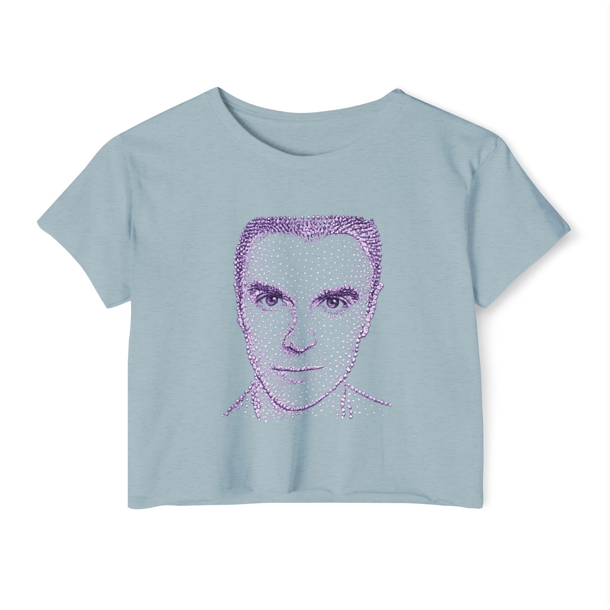Alien David Byrne Crop Top T-shirt   Music Tee