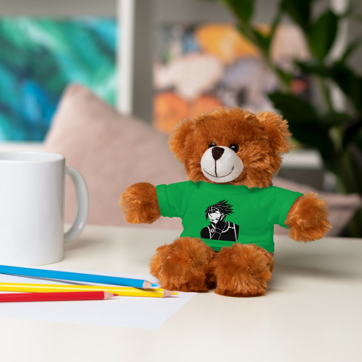 Jalen Brunson Fan Stuffed Animal |  New York Basketball Fan Bear