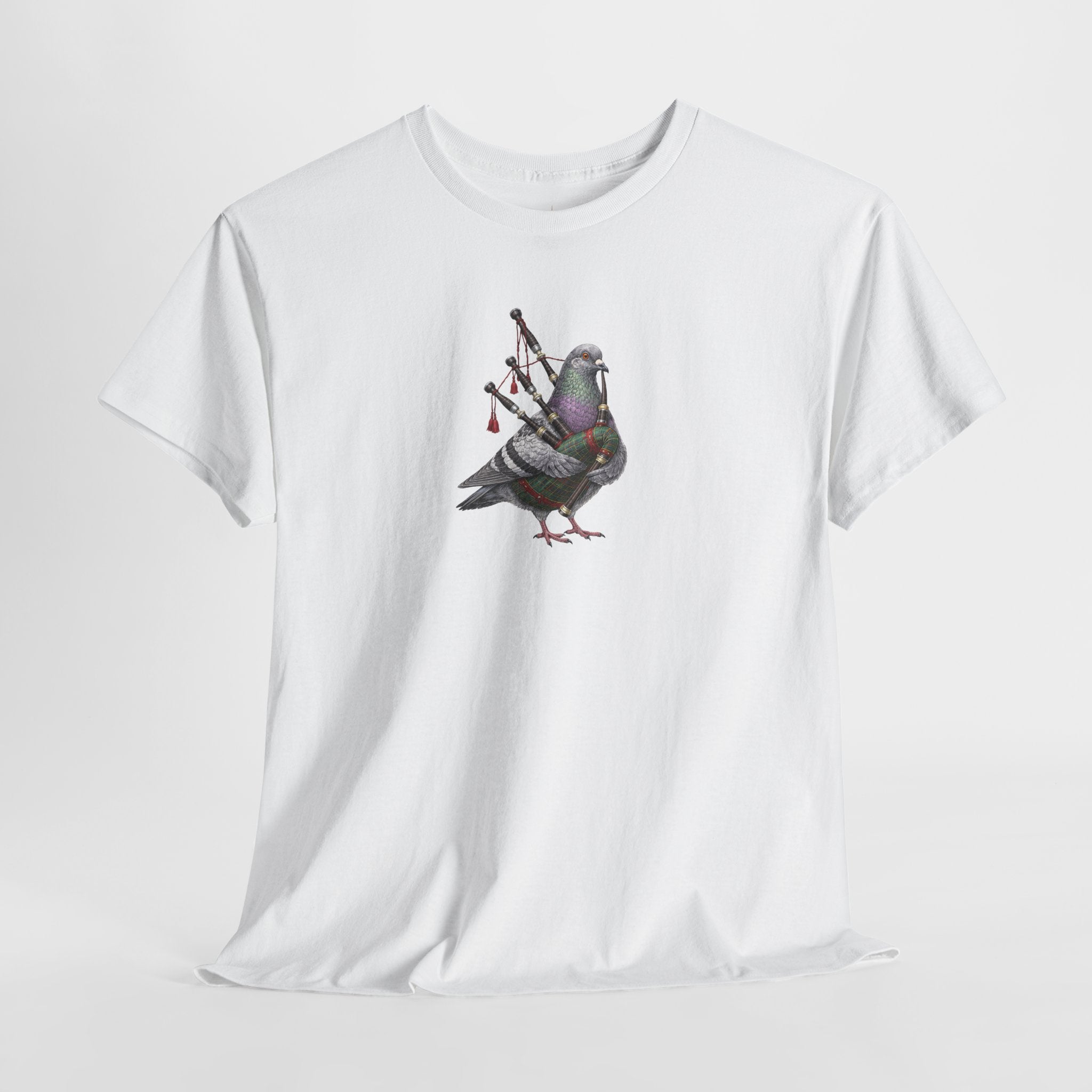 Customizable Woodlawn NYC Pigeon T-Shirt | Bagpiper Tee