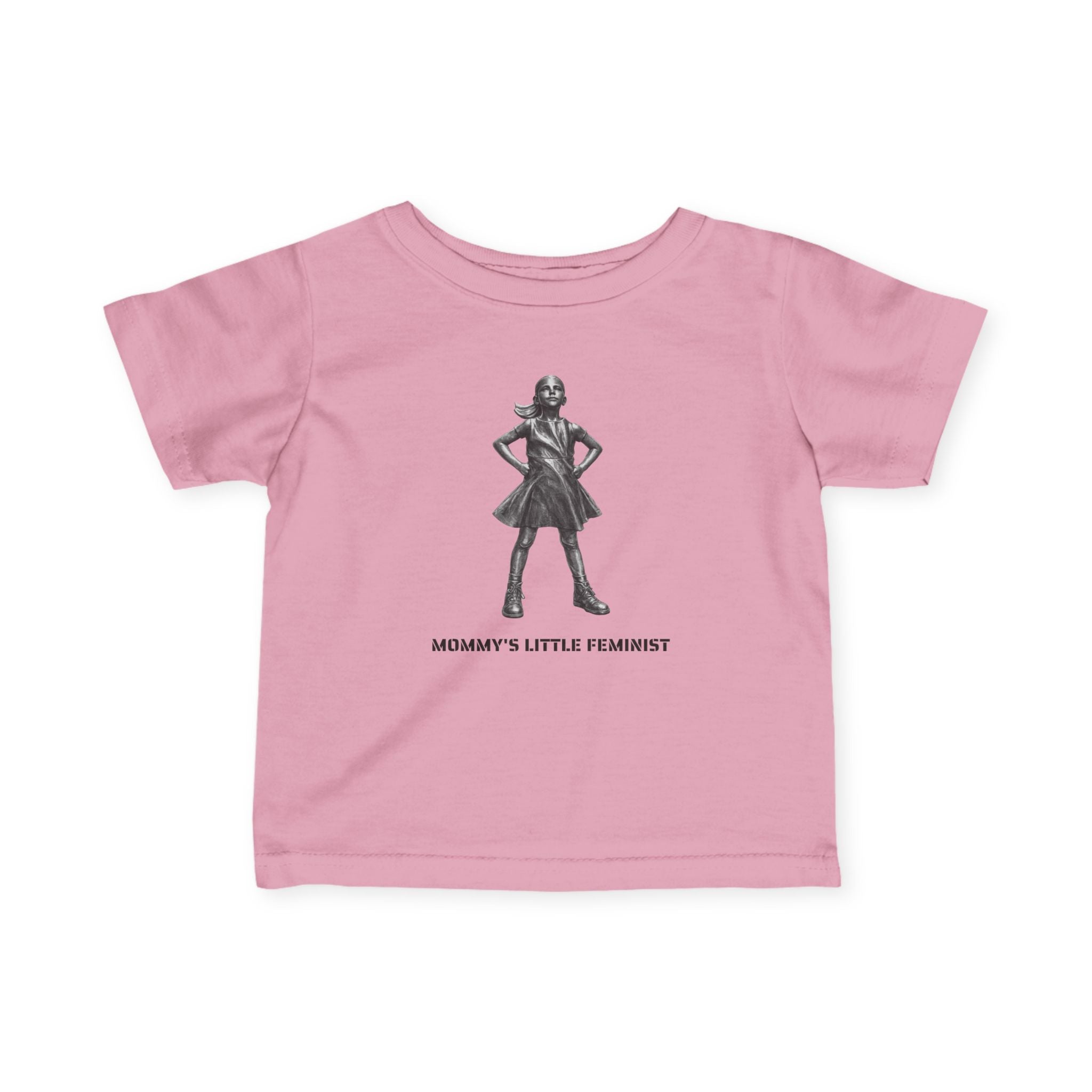Mommy's Little Feminist Infant NYC Kids Tee | Fearless Girl Baby Shirt, Feminist Statement Childrens T-Shirt