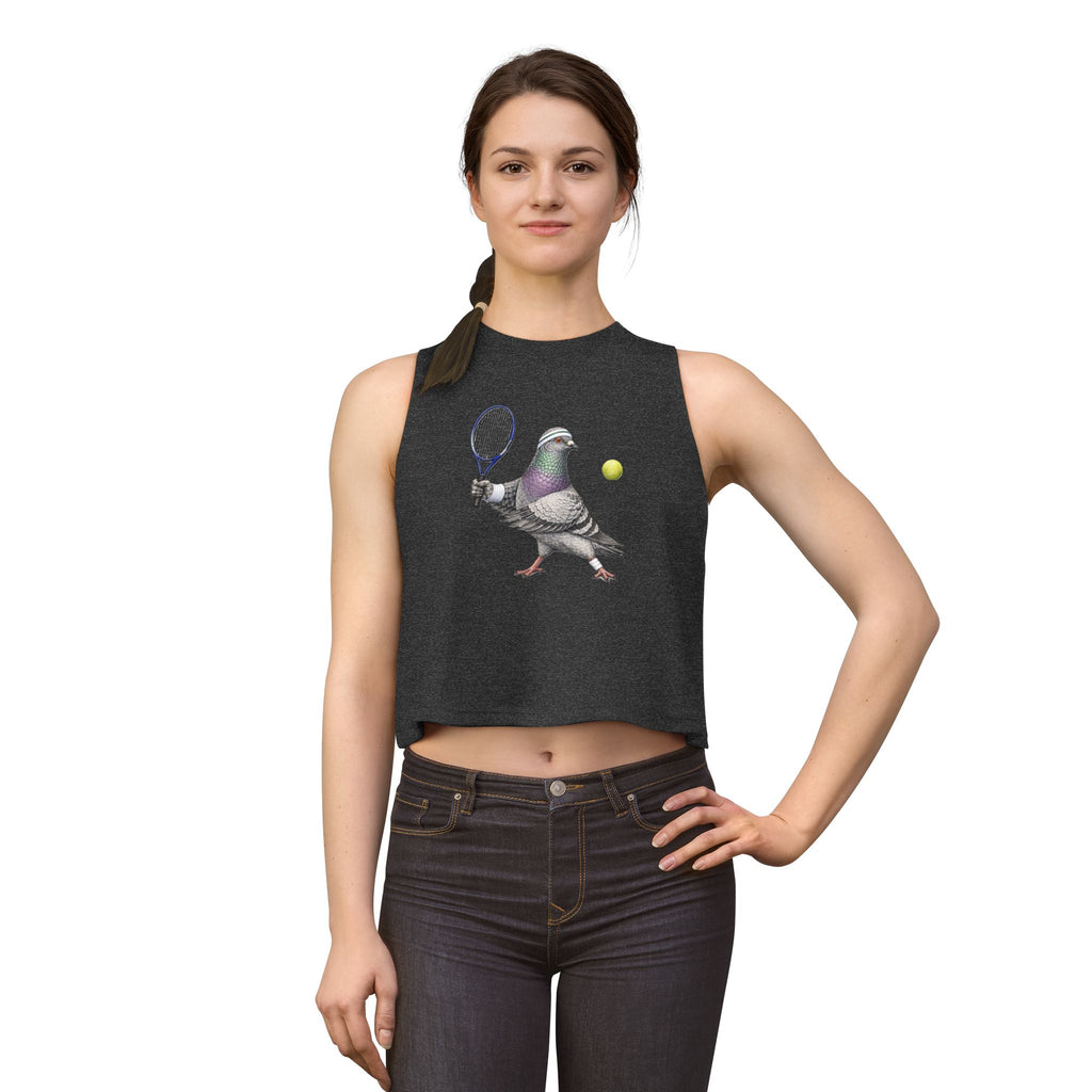 Forest Hills NYC Pigeon Crop Top — Tennis Bird Lovers Crop Top