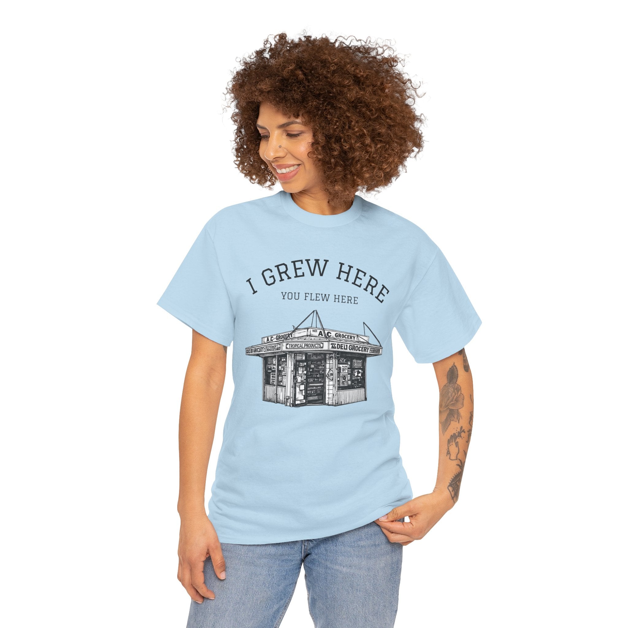 Bodega T-Shirt | New York I Grew Here You Flew Here Tee