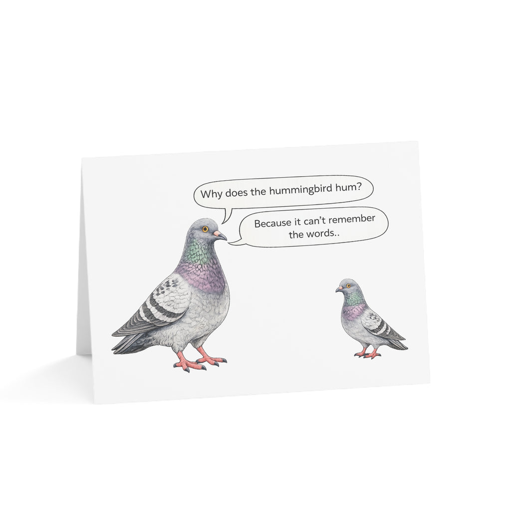 NYC Pigeon Father's Day Greeting Card | Dad Jokes Father's Day Card