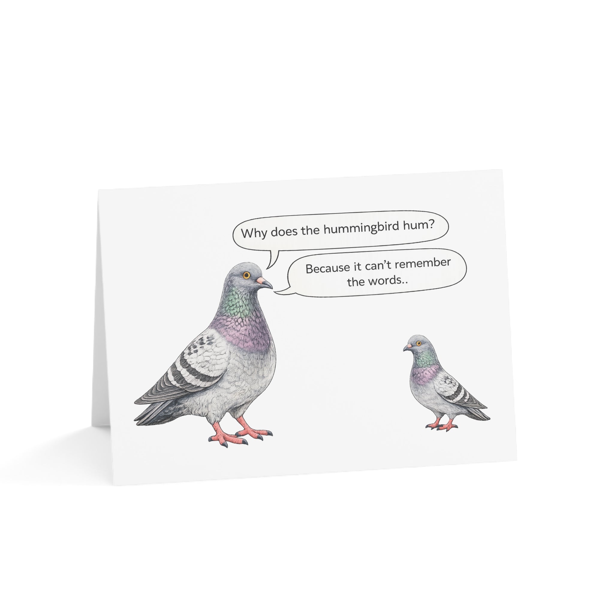 NYC Pigeon Father's Day Greeting Card | Dad Jokes Father's Day Card