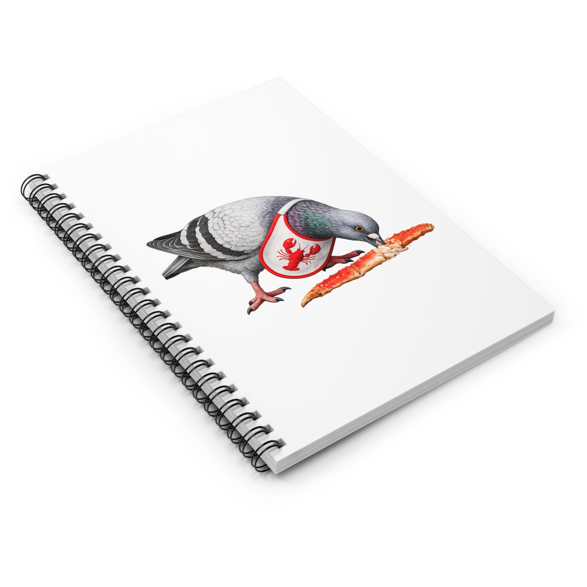 Customizable City Island NYC Pigeon Spiral Journal | Bird Lovers Notebook