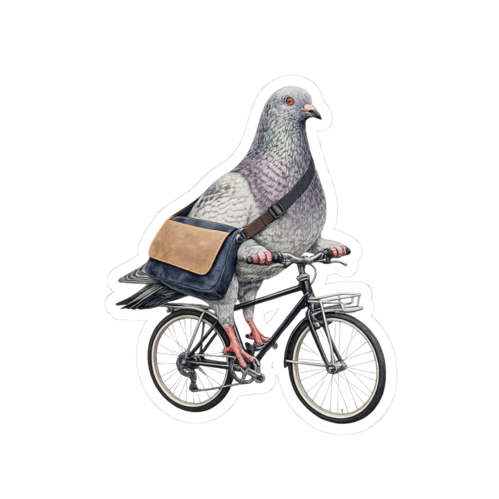 Midtown NYC Pigeon 3" x 3" Sticker