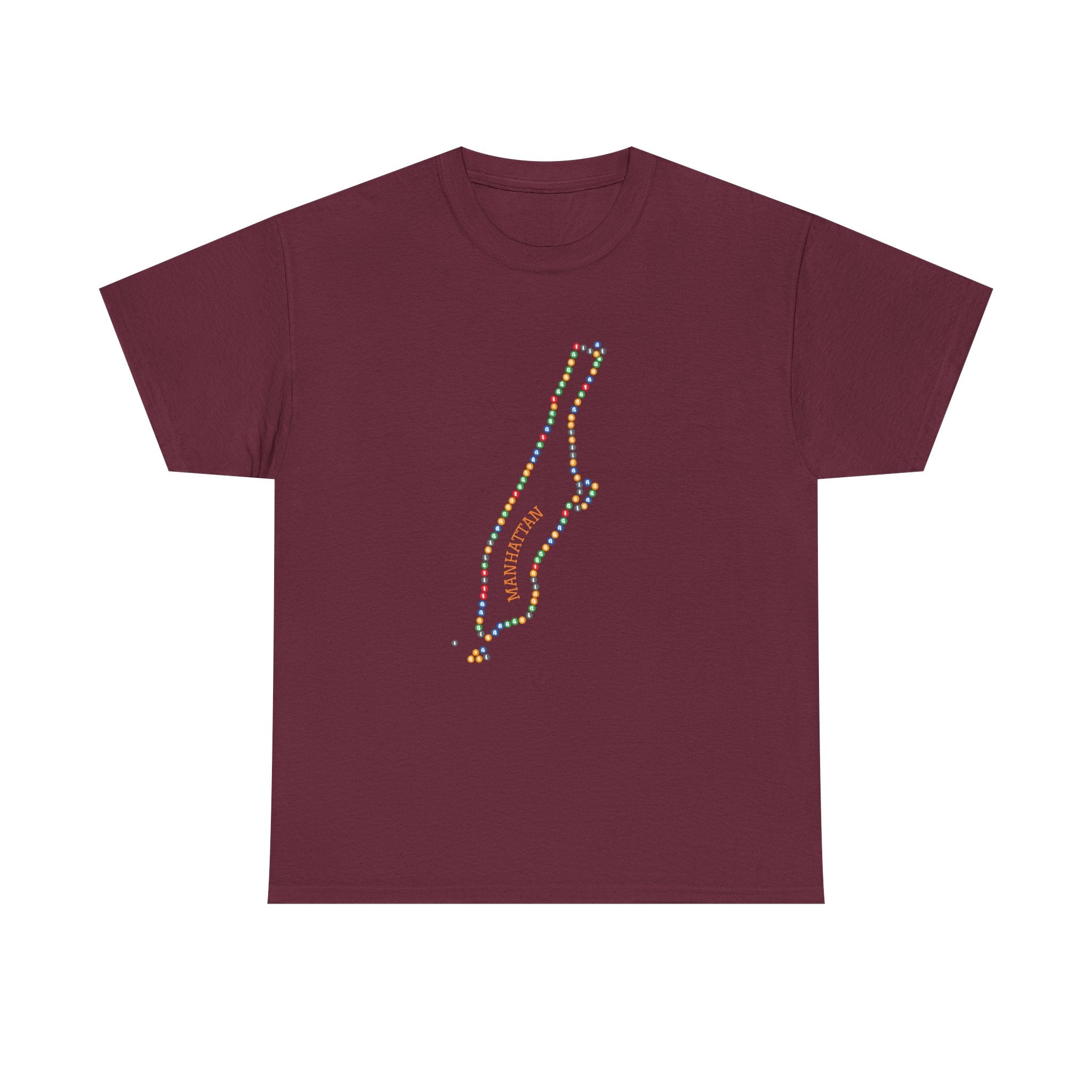 Manhattan Map T-Shirt | Subway Signs Tee