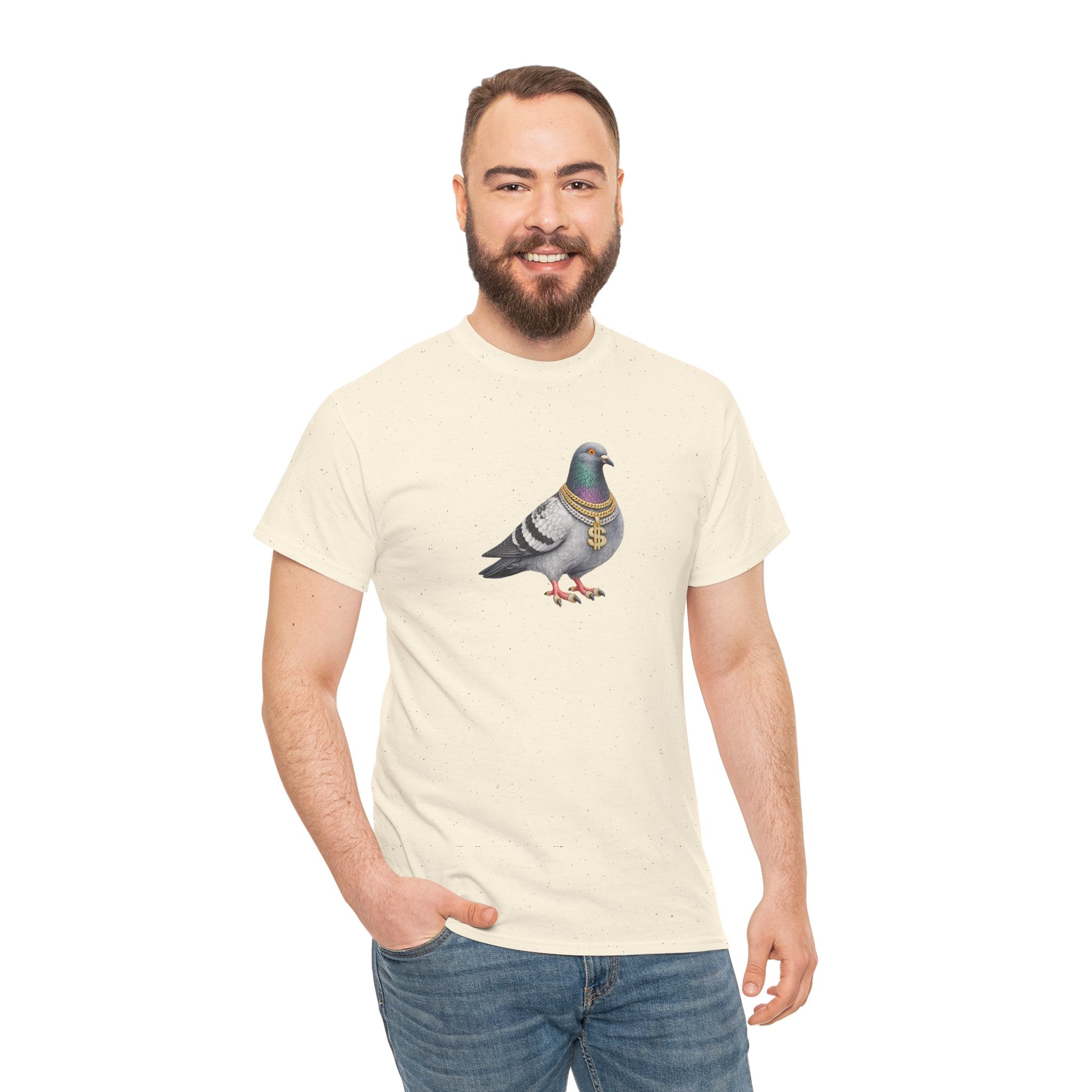 Customizable Diamond District NYC Pigeon T-Shirt | New York Jeweler Tee