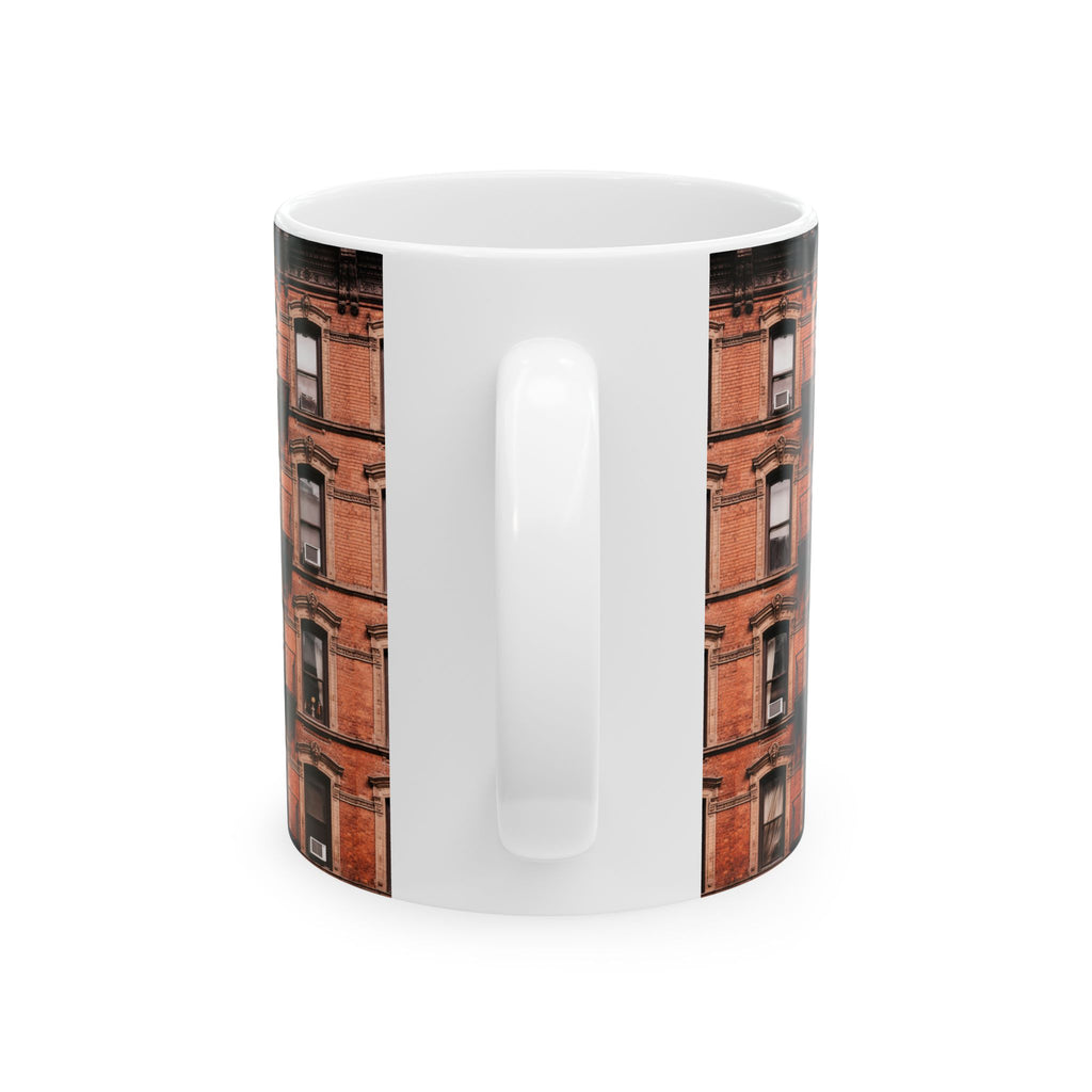 New York Tenement Building Mug | NYC Architecture Building Ceramic Mug