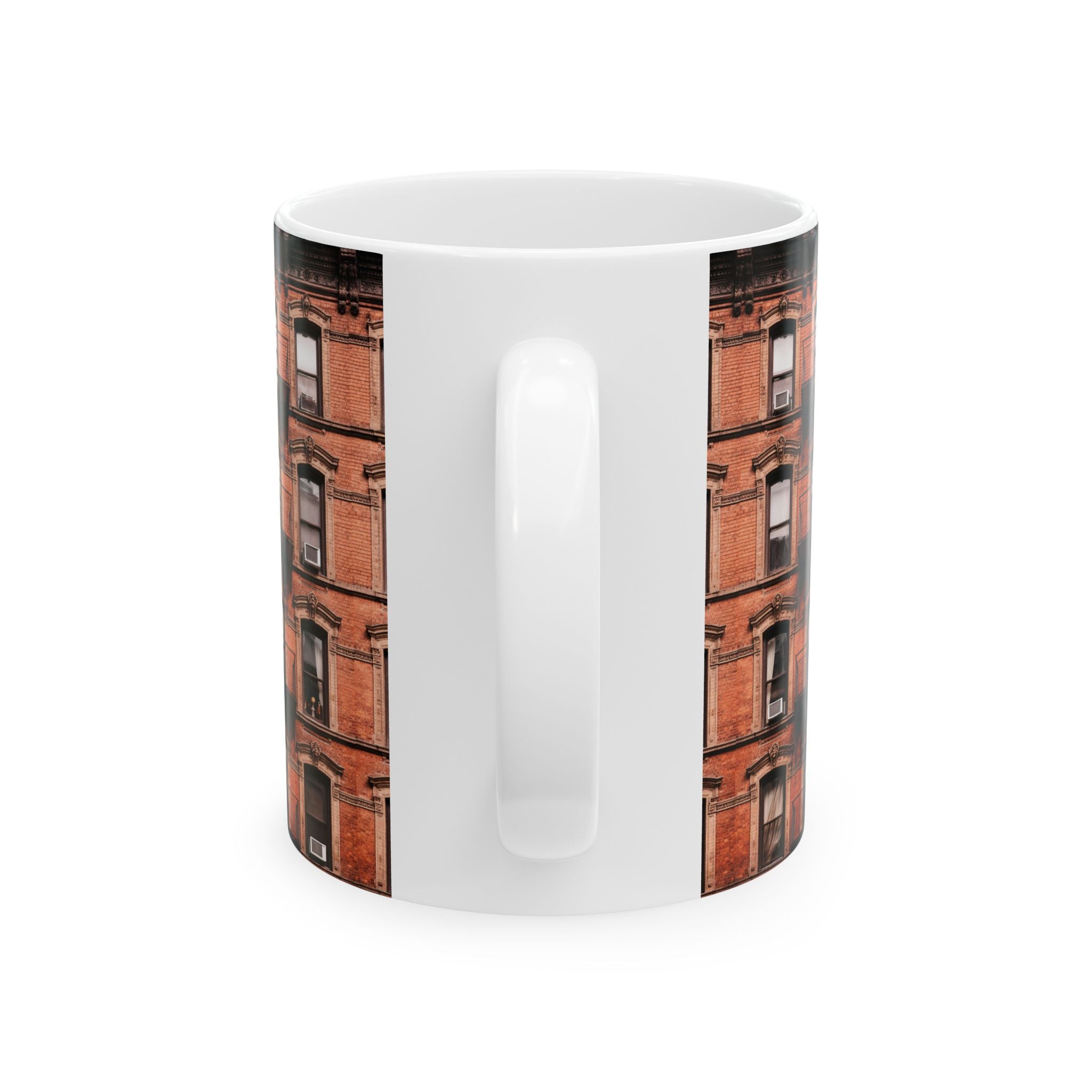 New York Tenement Building Mug | NYC Architecture Building Ceramic Mug