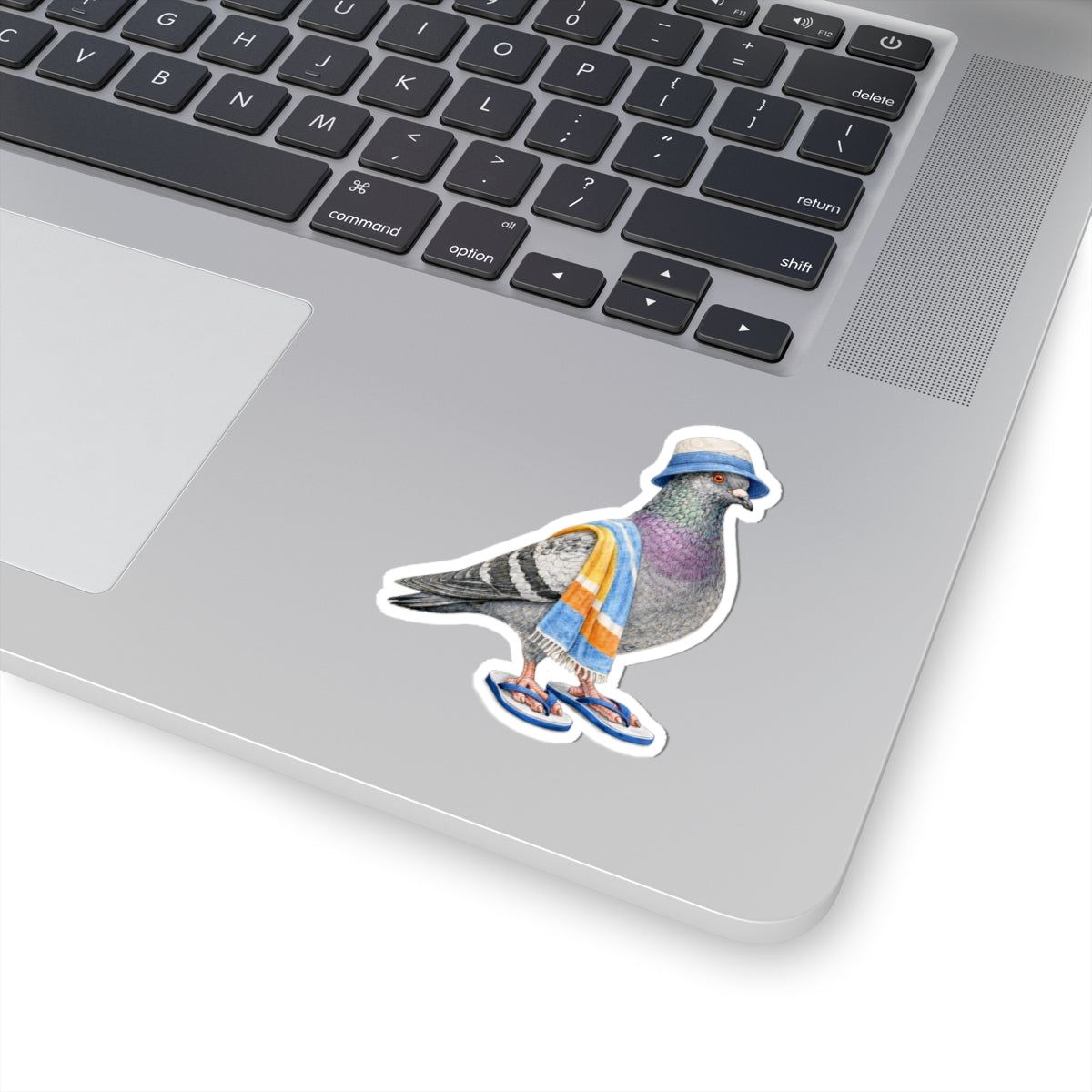 Coney Island NYC Pigeon 3" x 3" Sticker