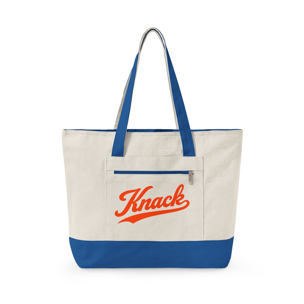 Knick and Knack Canvas Tote — Knickknack Zippered Market Bag