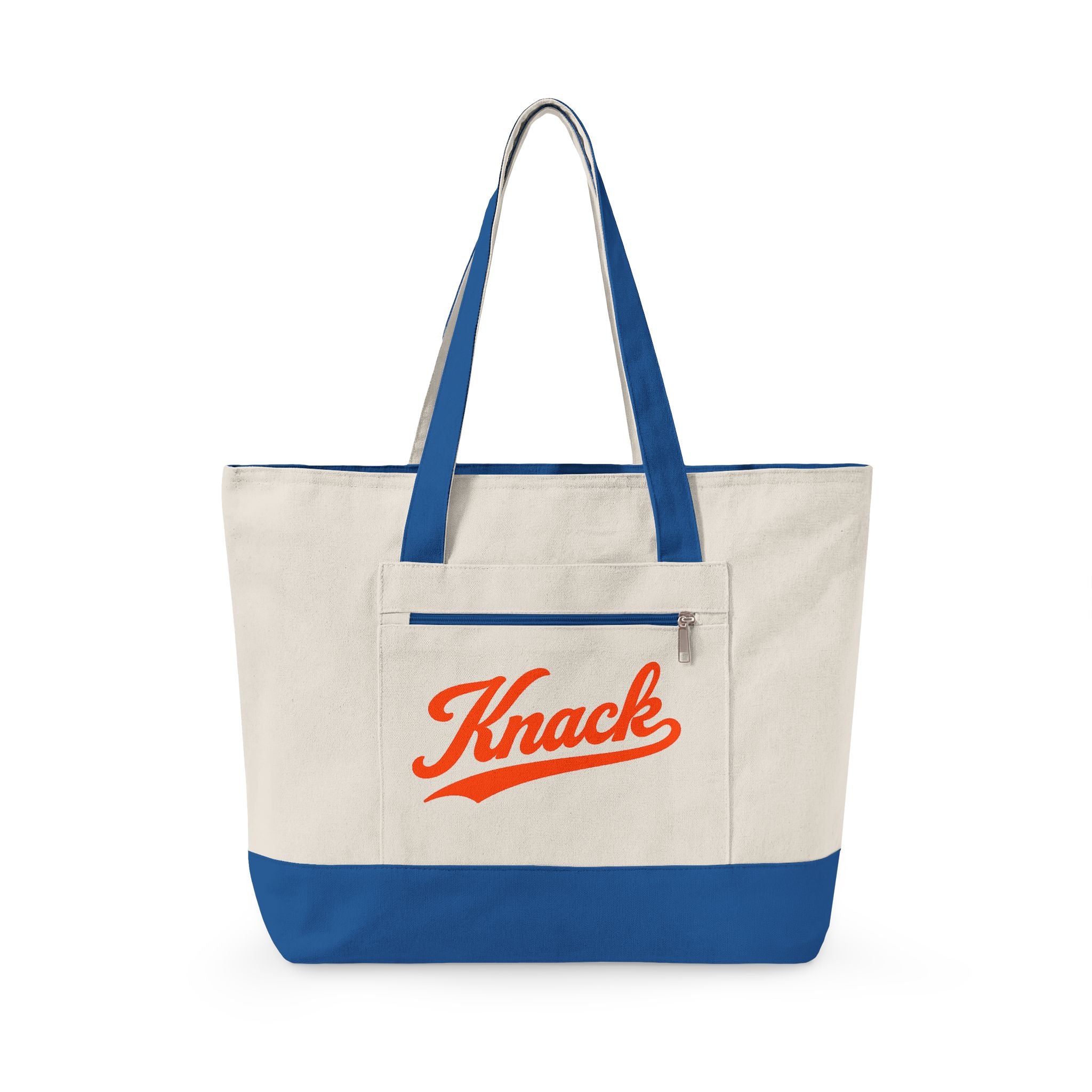 Knick and Knack Canvas Tote — Knickknack Zippered Market Bag