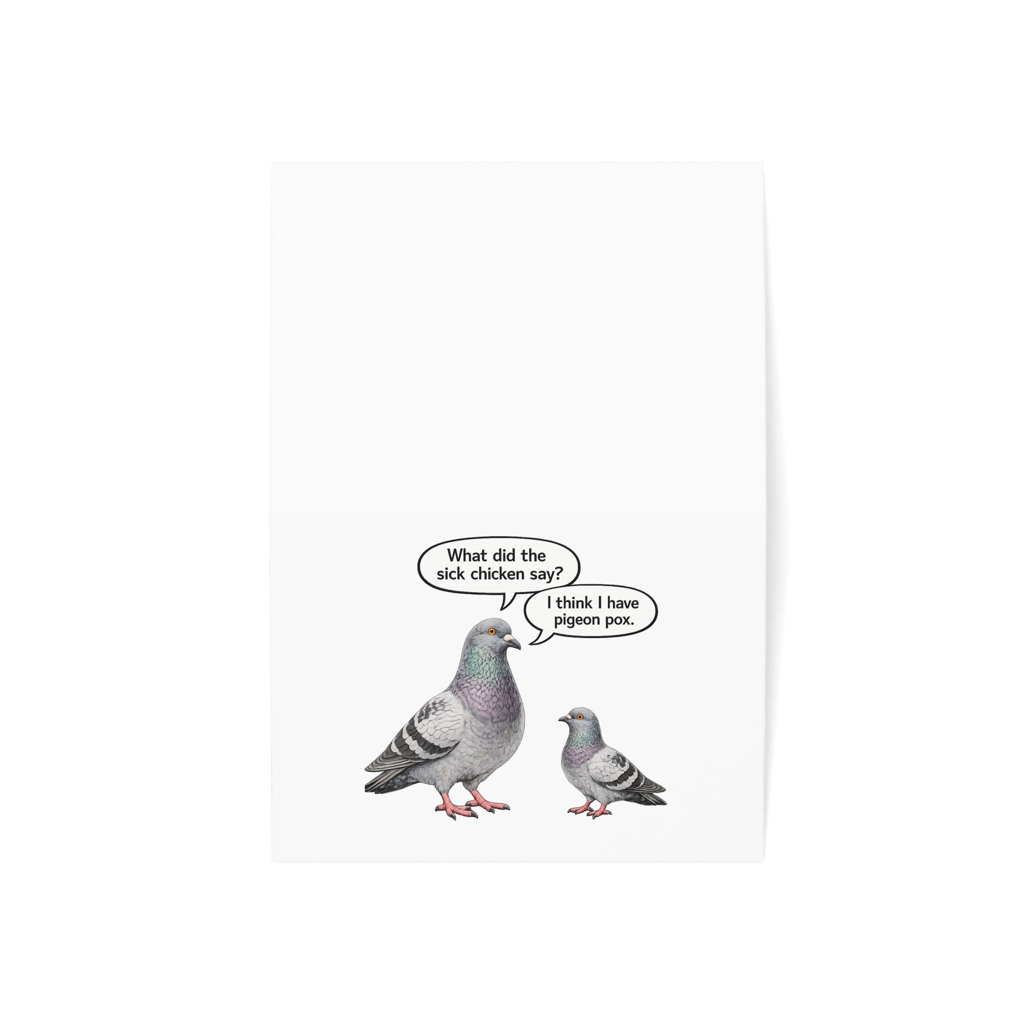 NYC Pigeon Father's Day Greeting Card | Dad Jokes Father's Day Card