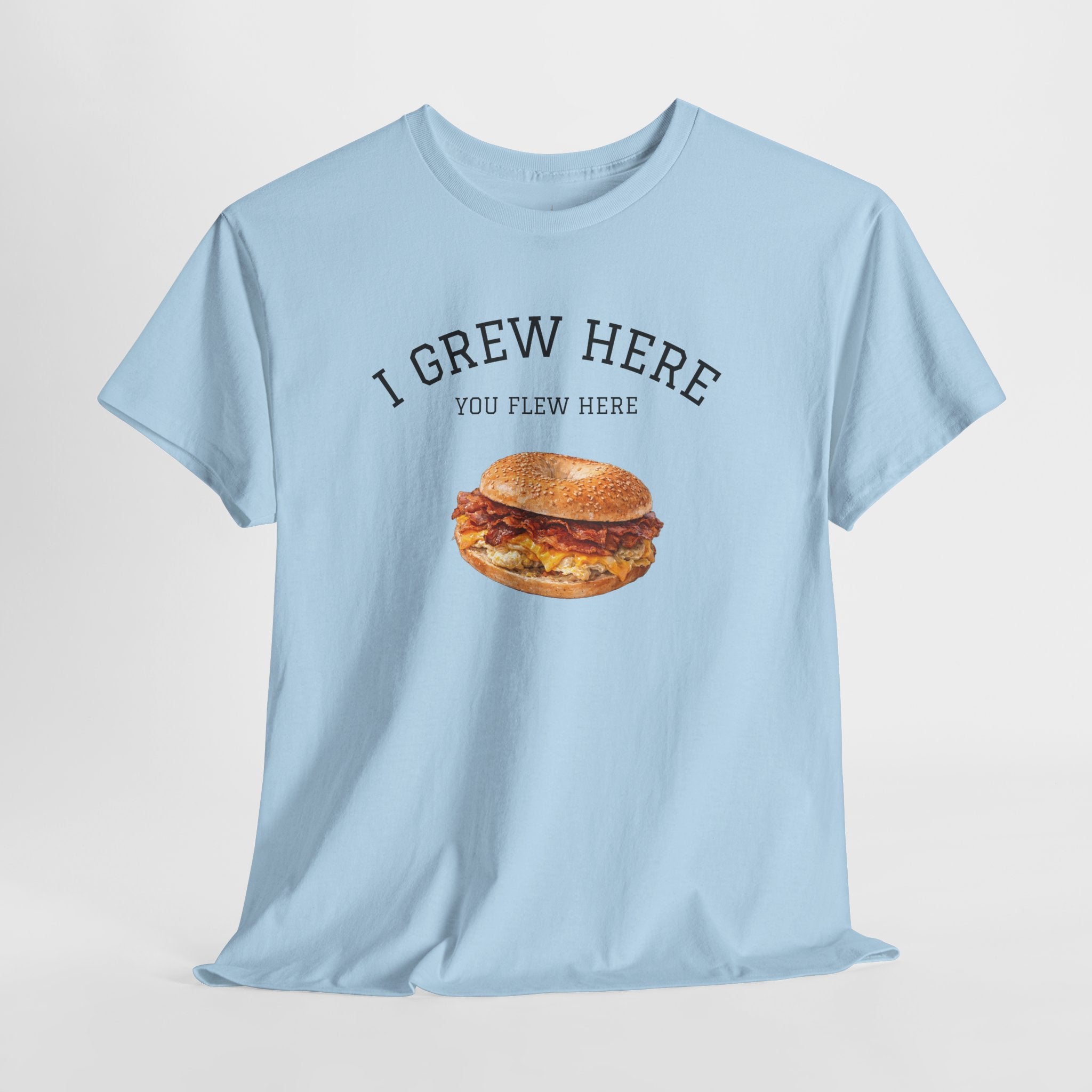 Bacon Egg and Cheese T-Shirt | I Grew Here You Flew Here New York City Bodega Food Tee