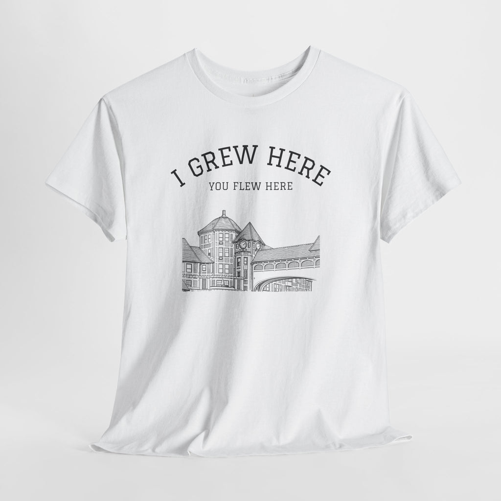 Forest Hills Station Plaza T-Shirt | I Grew Here You Flew Here New York City Queens Station Plaza Tee