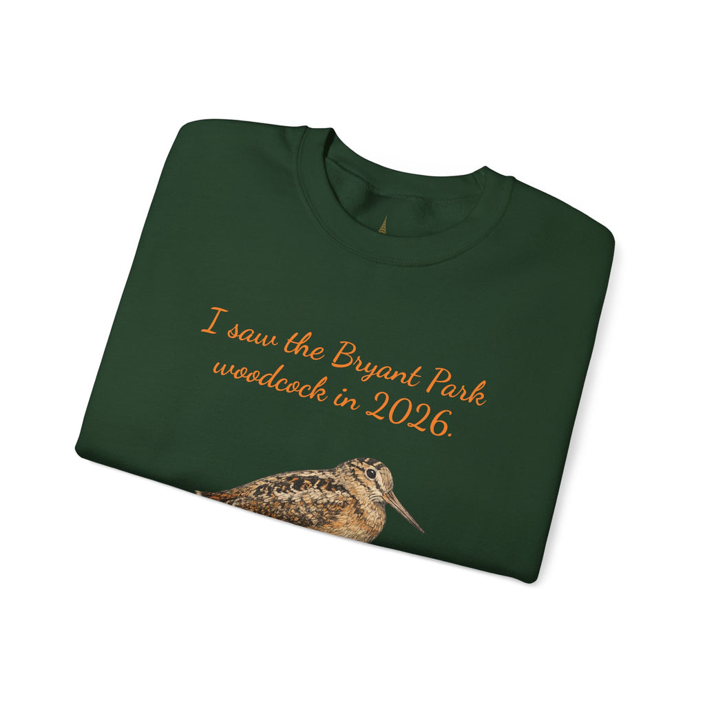 Bryant Park American Woodcock Sweatshirt | NYC Bird Lover Sweater