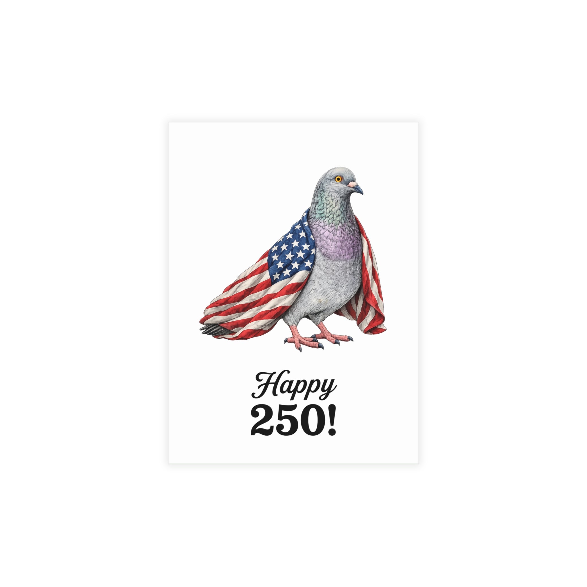 4th of July NYC Pigeon Postcard Bundle (envelopes included)