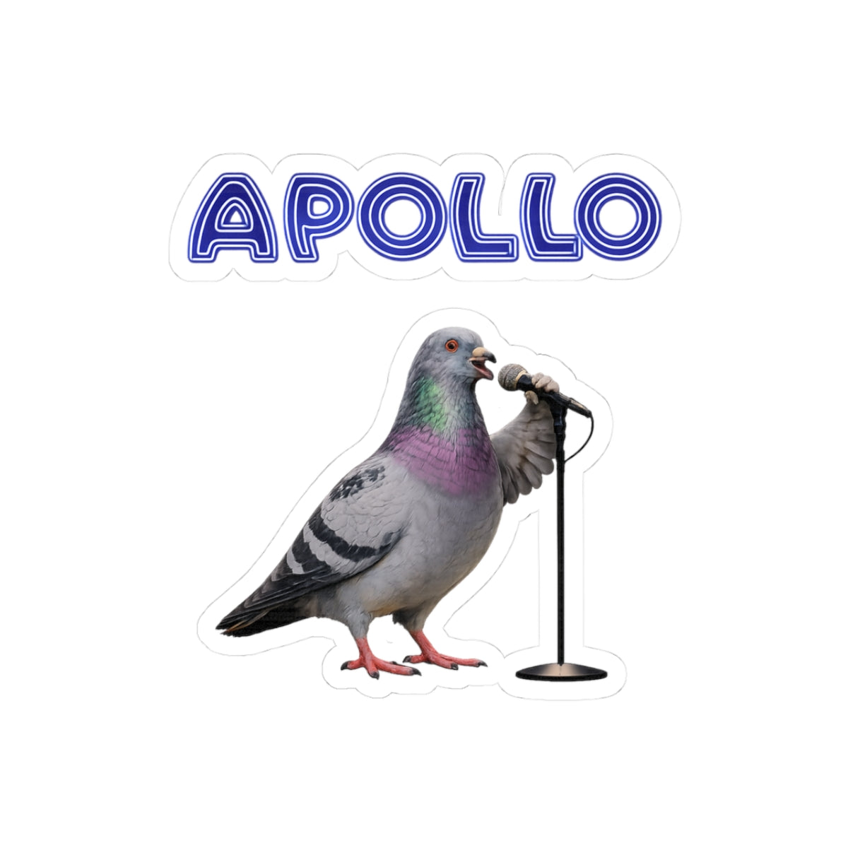 Harlem NYC Pigeon 3" x 3" Sticker