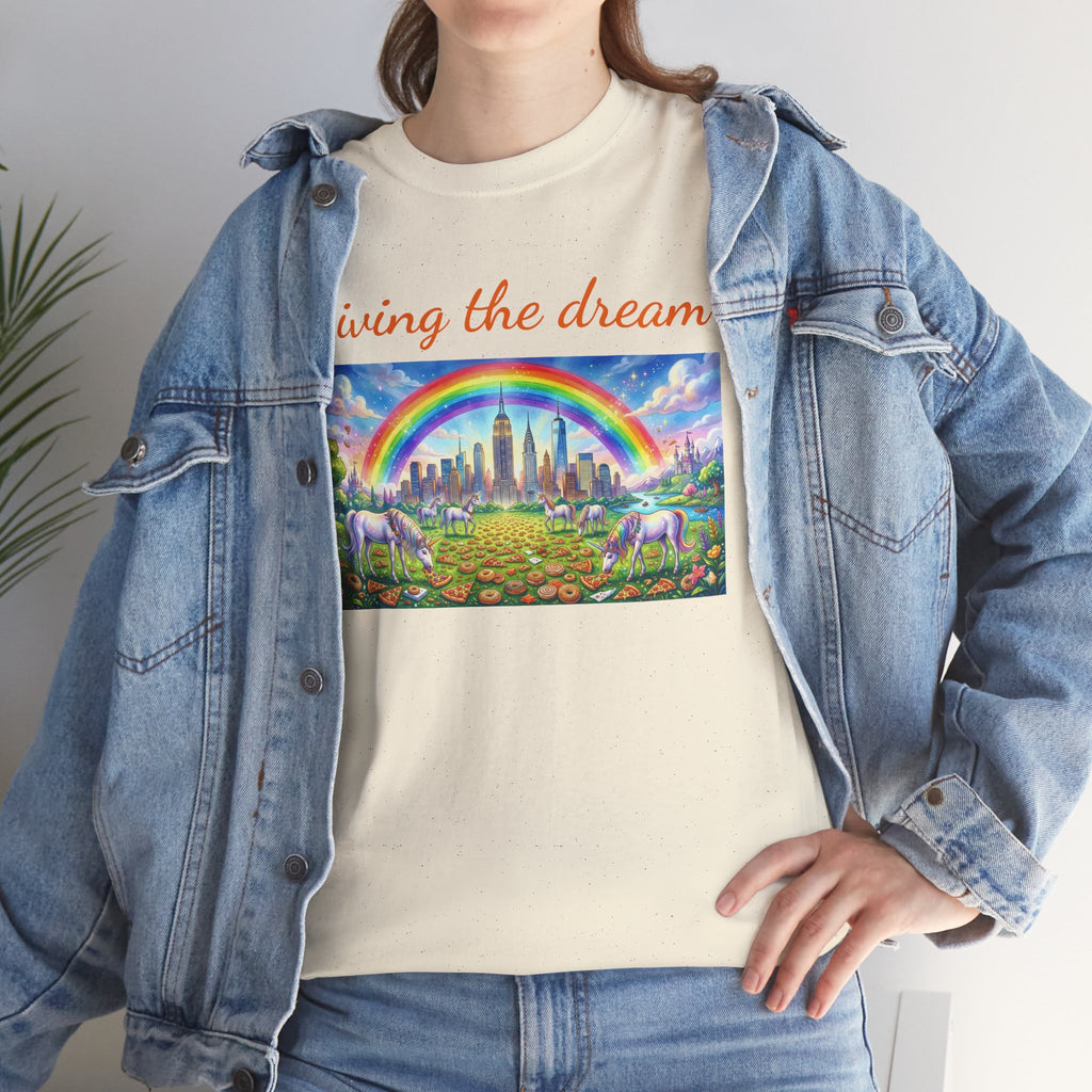 NYC Living The Dream T-Shirt | New York Is a Fairy Tale Tee