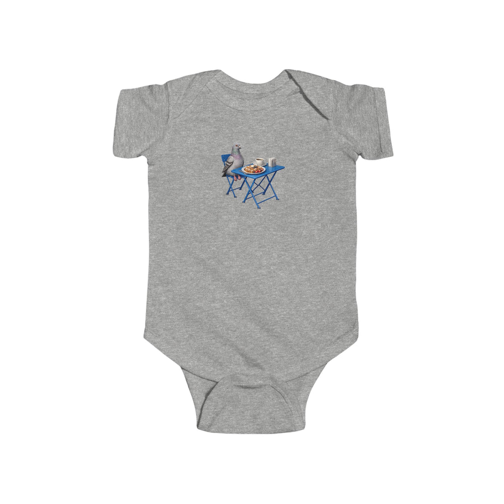 Customizable West Village NYC Pigeon Baby Onesie | New Yorker Reveal Infant Bodysuit