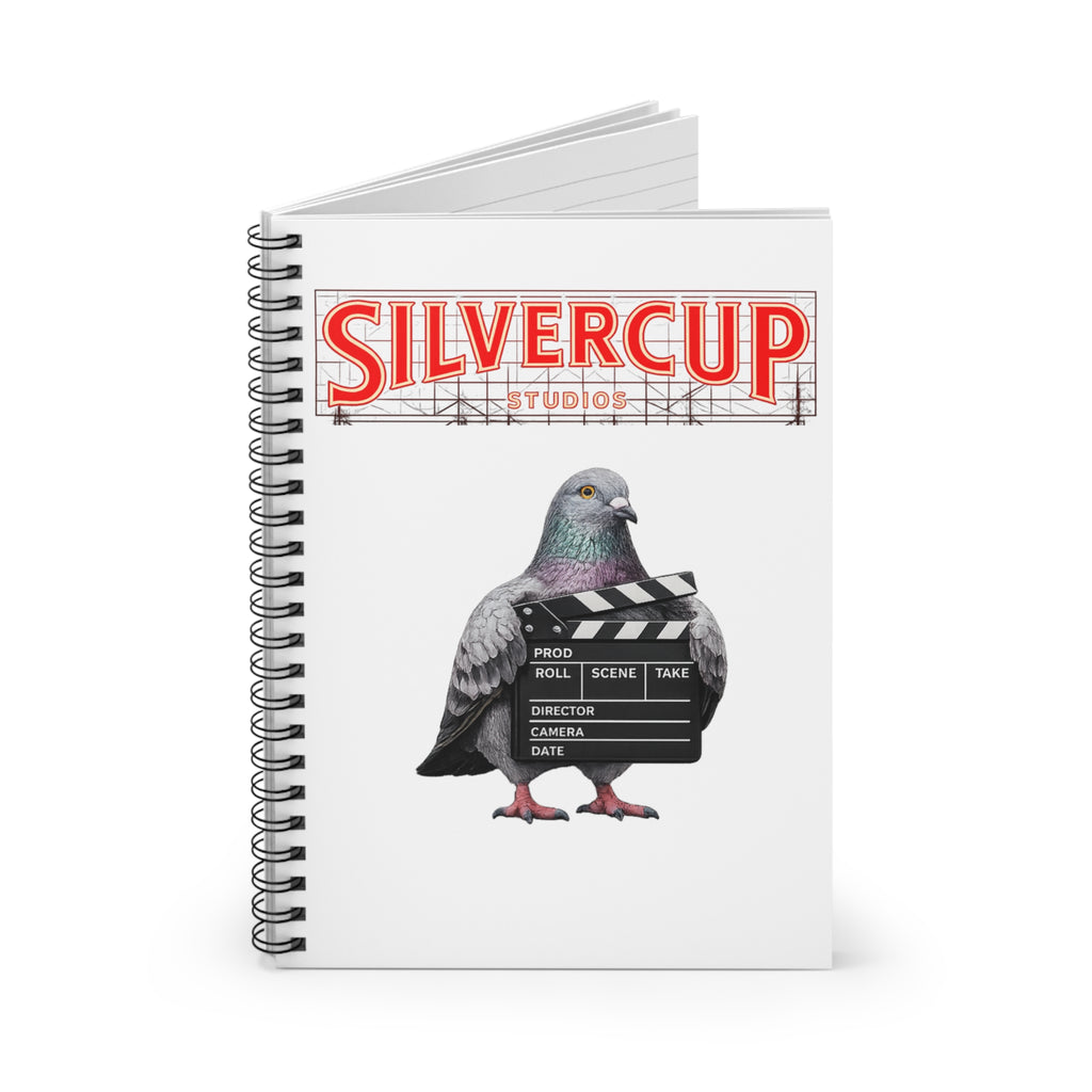 Customizable Long Island City NYC Pigeon Spiral Journal | Filmmaker Bird Lovers Notebook