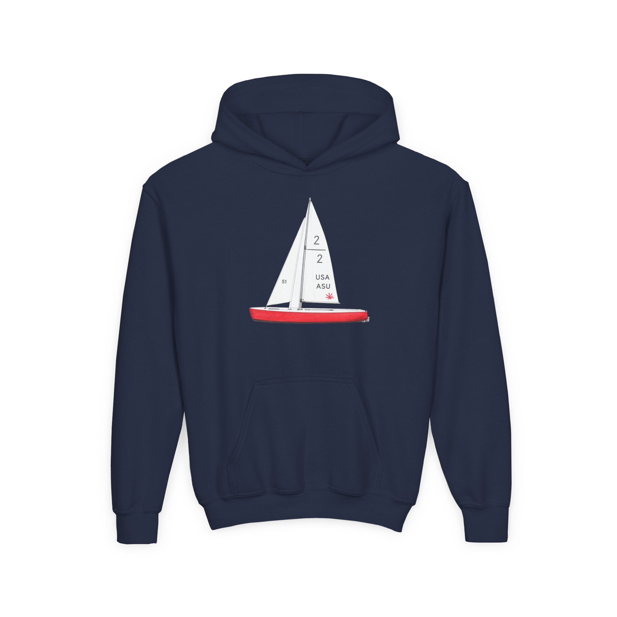 Central Park Model Sailboat NYC Kids Hoodie | New York Childrens Hooded Sweatshirt