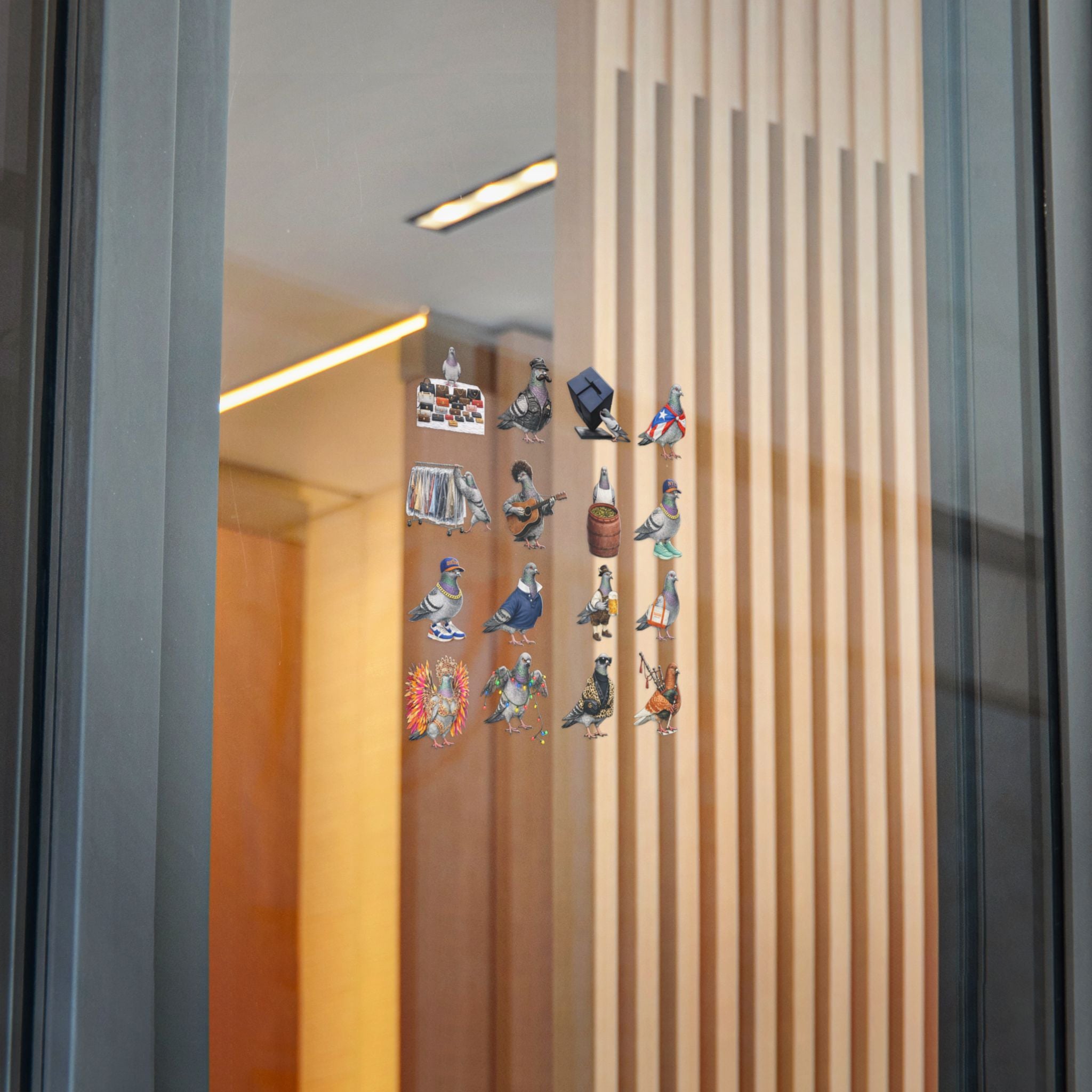 NYC Pigeon Sticker Sheet 3 — 16 More Quirky New York Pigeon Characters