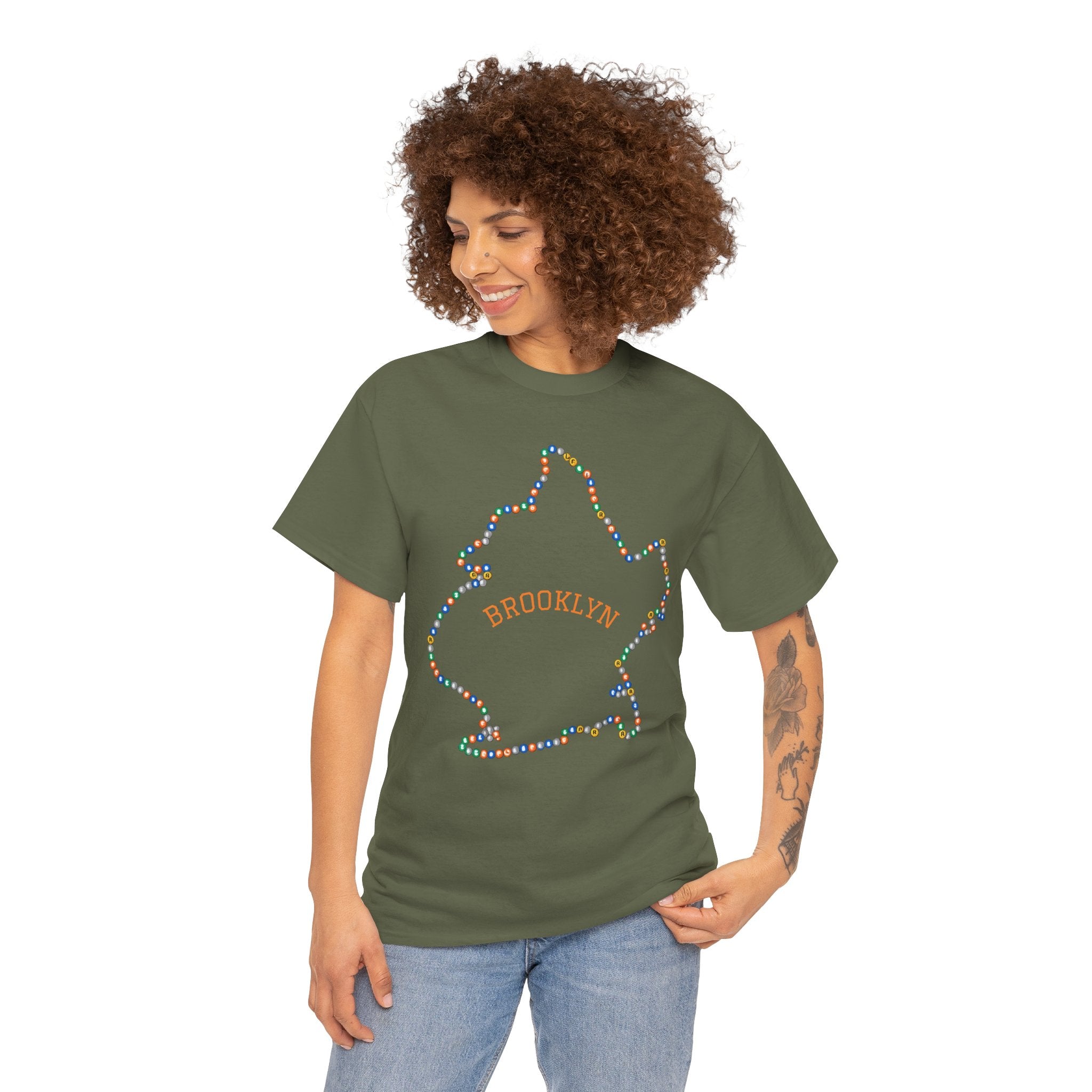 Brooklyn Map T-Shirt | Subway Signs Tee