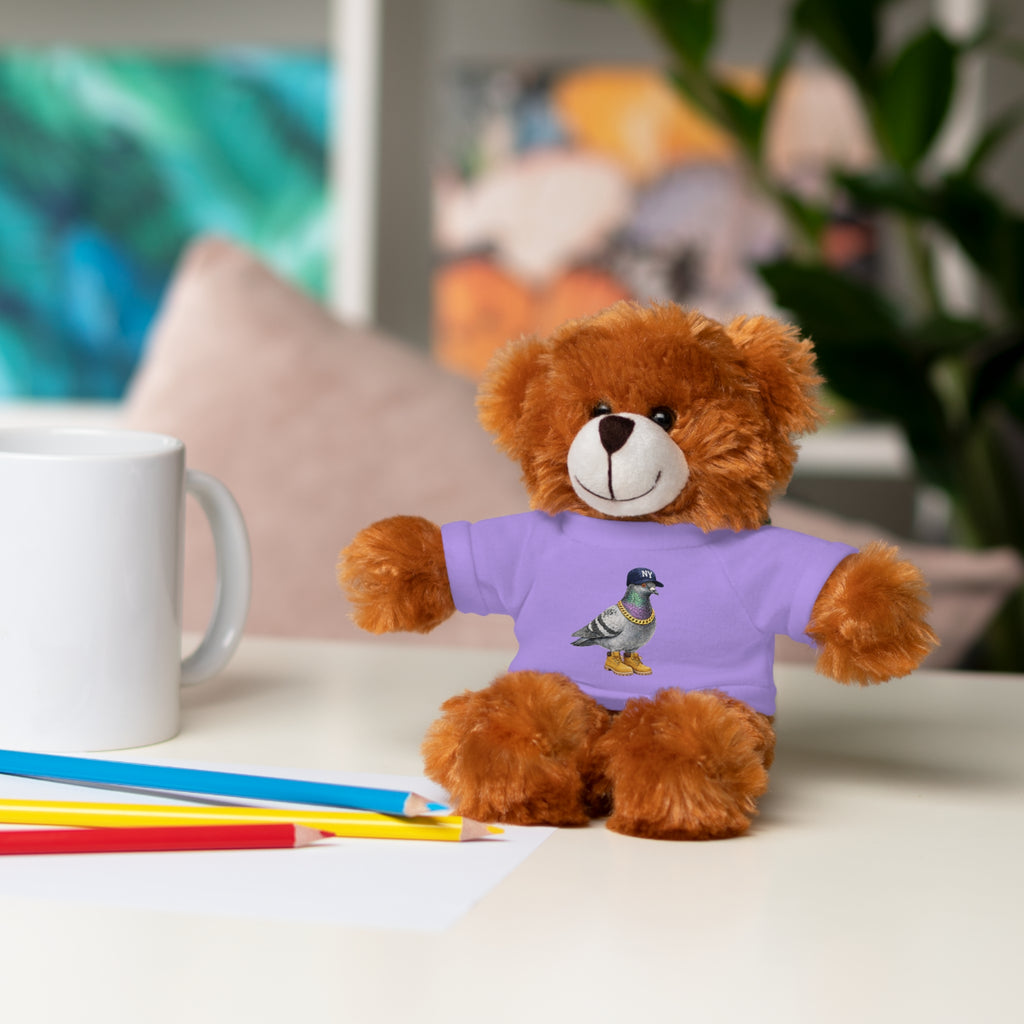 NYC Pigeon Fan Plush Teddy Bear