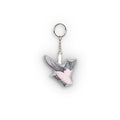Lincoln Square NYC Pigeon Mini Plush Keychain | Ballerina Bunhead Bird Lovers Plushie Bag Charm