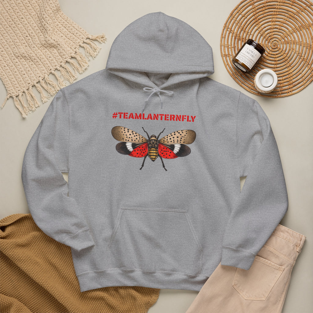 NYC Spotted Lanternfly Hoodie — Team Lanternfly Hooded Pullover Sweatshirt