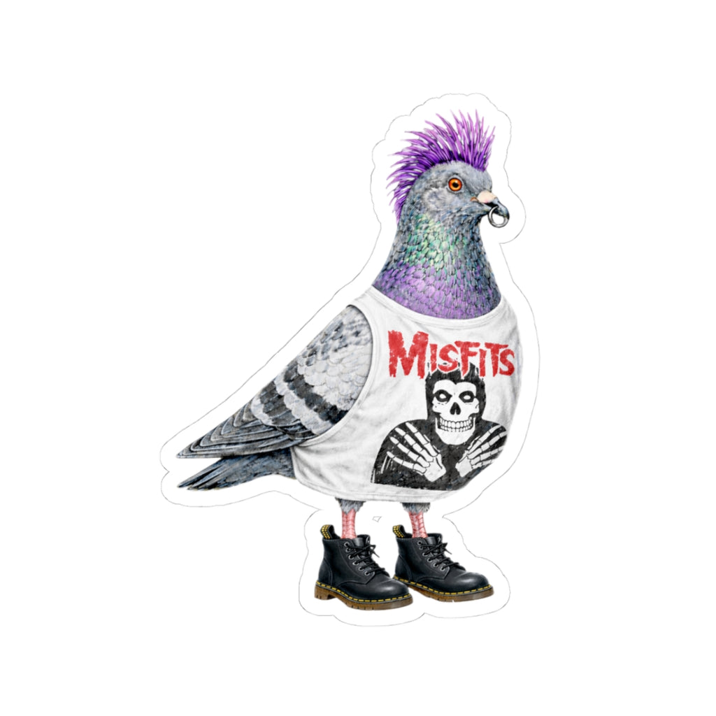 East Village NYC Pigeon 3" x 3" Sticker