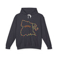 Bronx Map Subway  Hoodie | New York Borough Outline Hooded Sweatshirt