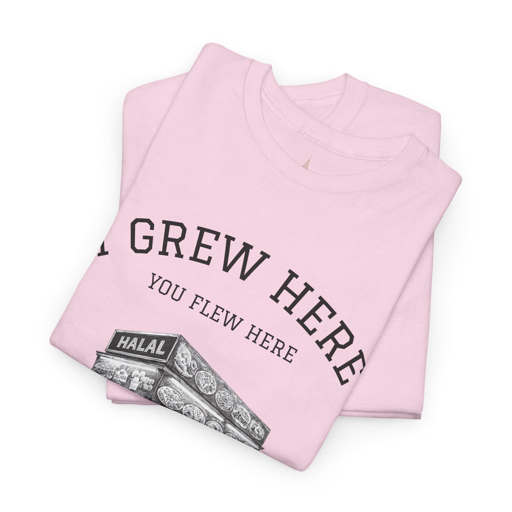 Halal Food Cart Tee | New York I Grew Here You Flew Here T-Shirt