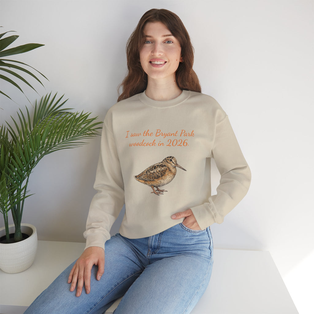 Bryant Park American Woodcock Sweatshirt | NYC Bird Lover Sweater