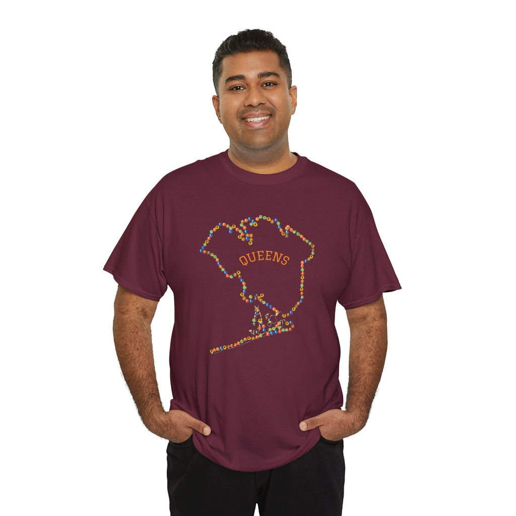 Queens Map Subway Signs T-Shirt | NYC Subway Tee